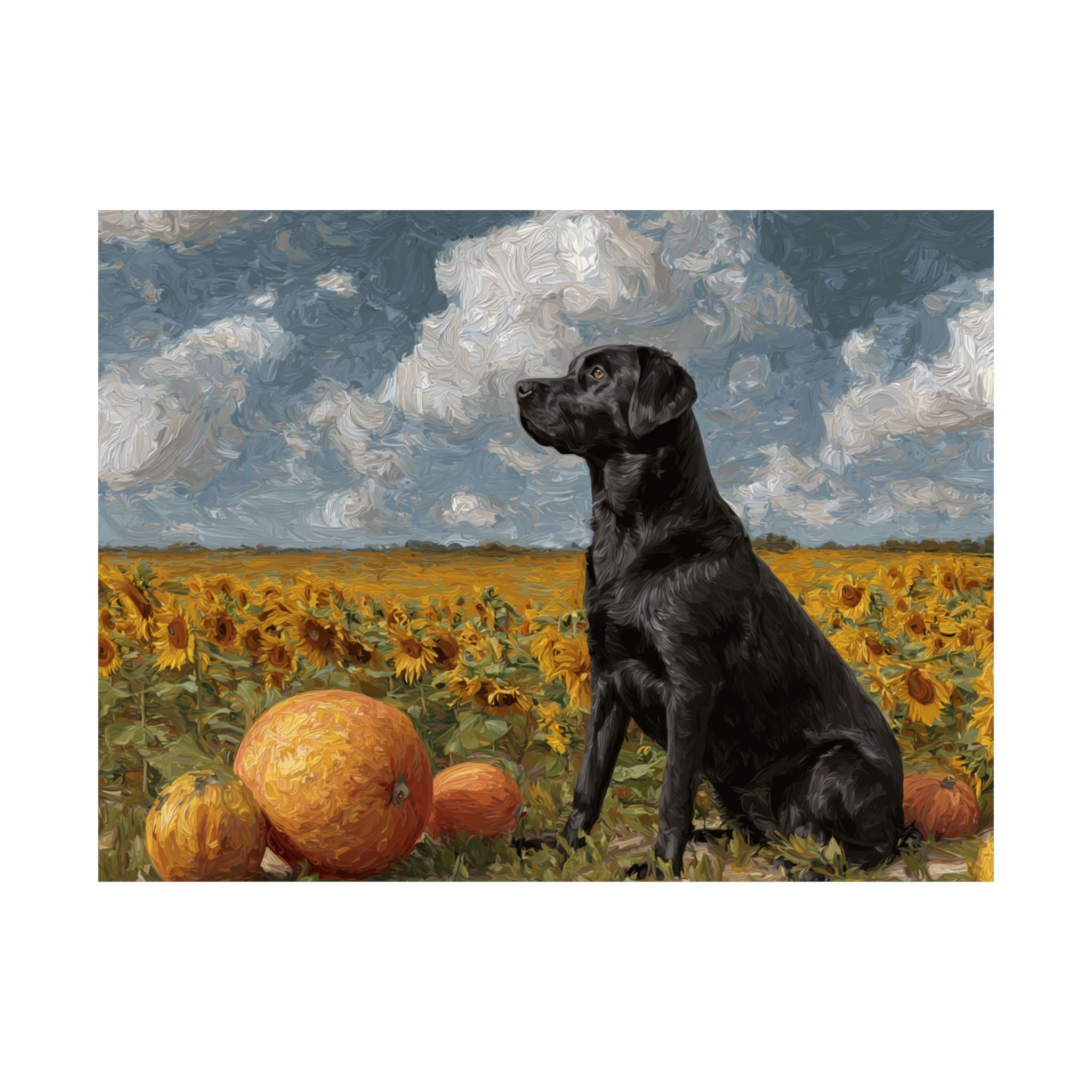Labrador Retriever 6- Sunflower Season Collection
