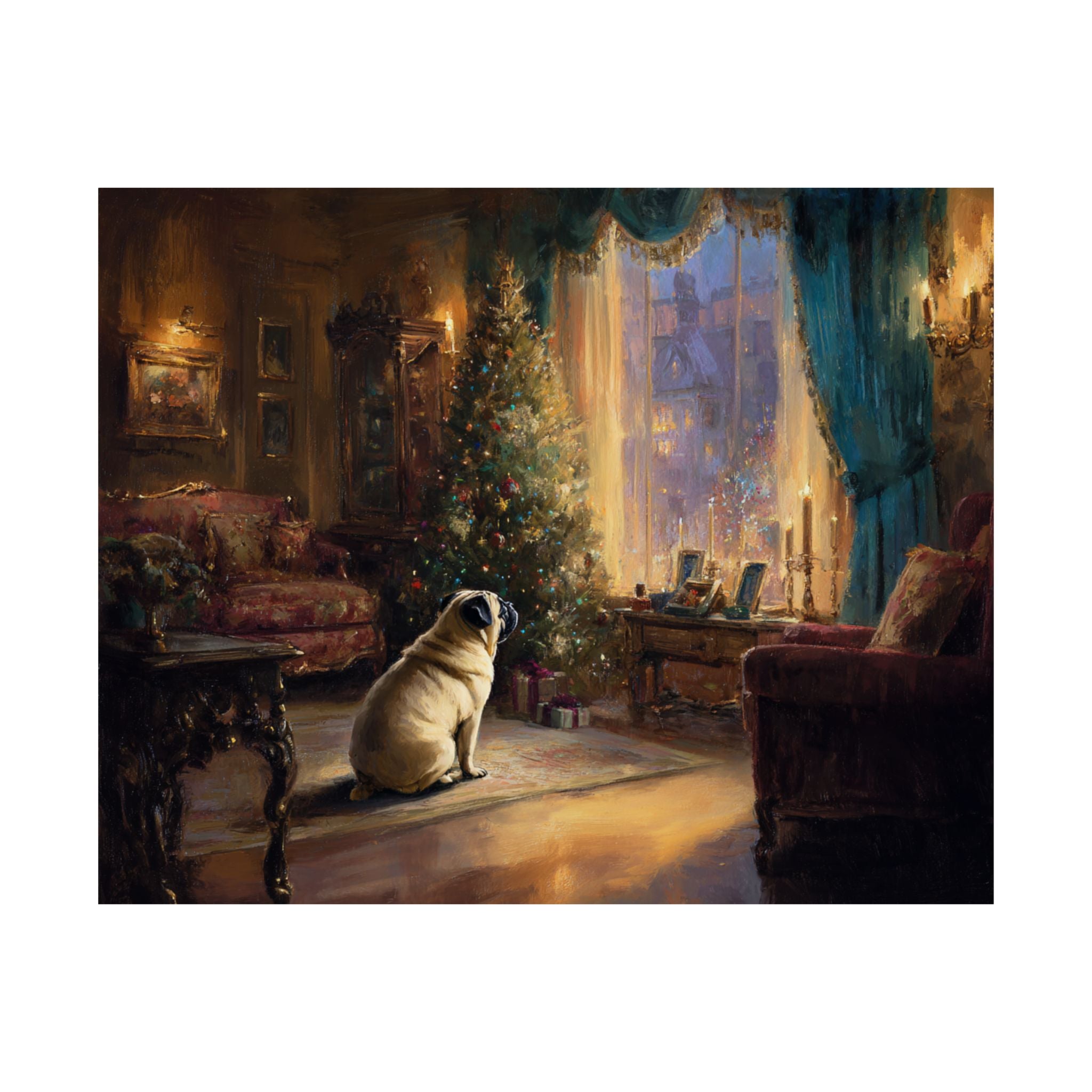 Pug 2- Cozy Christmas Collection