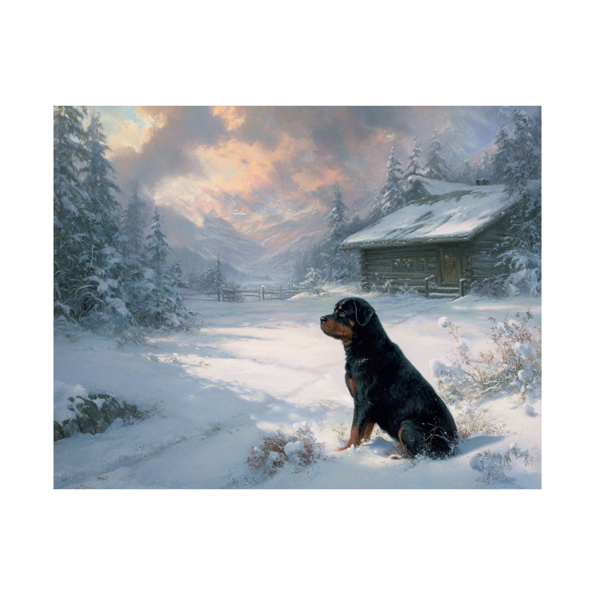 Rottweiler 7- Winter Whiskers Collection