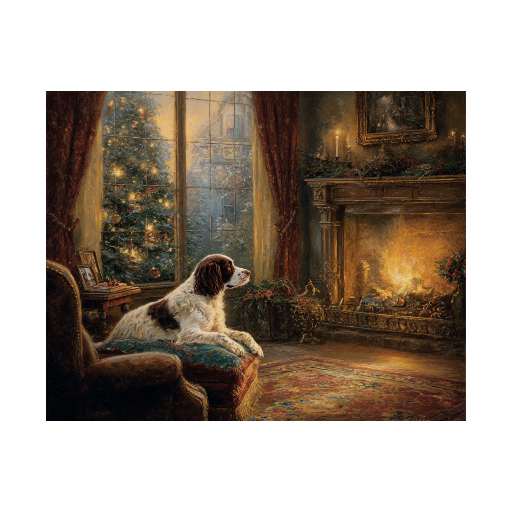 Springer Spaniel 9- Cozy Christmas Collection