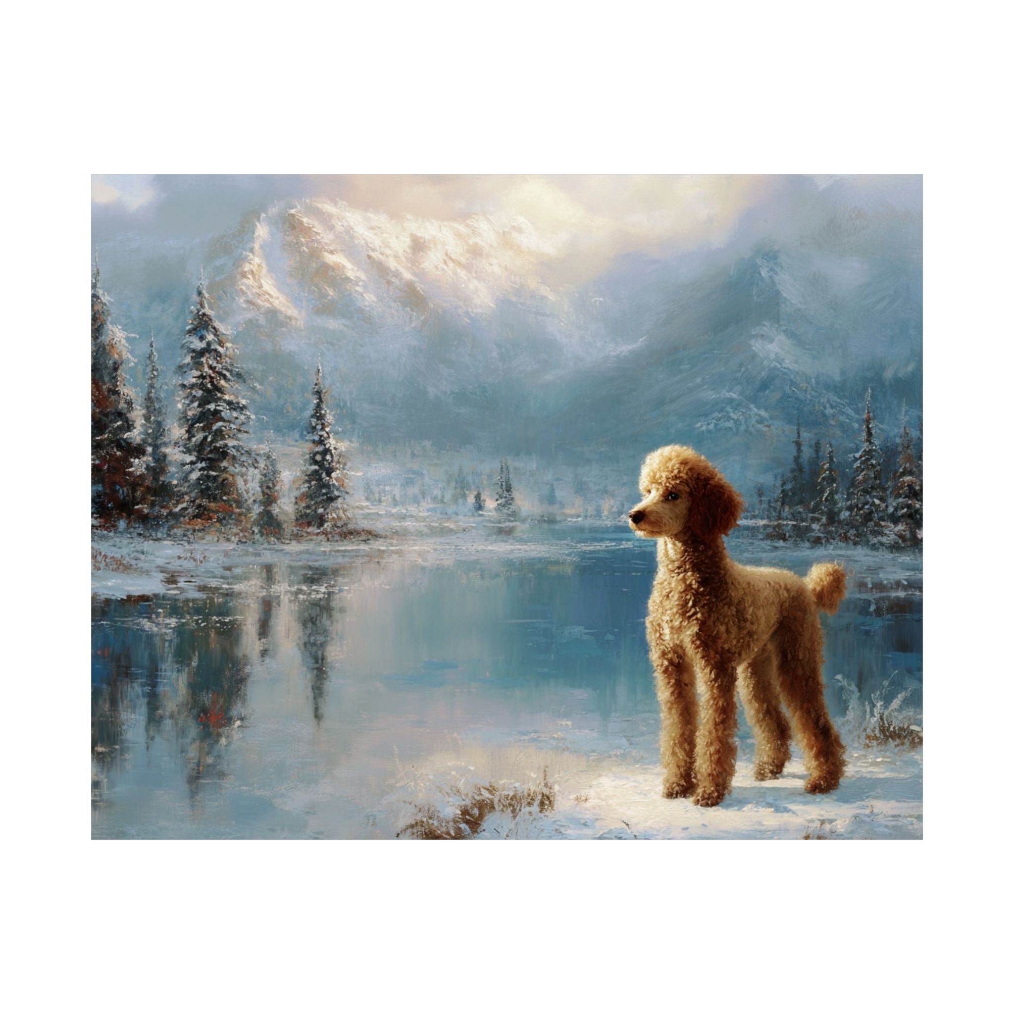 Poodle 1- Winter Whiskers Collecton