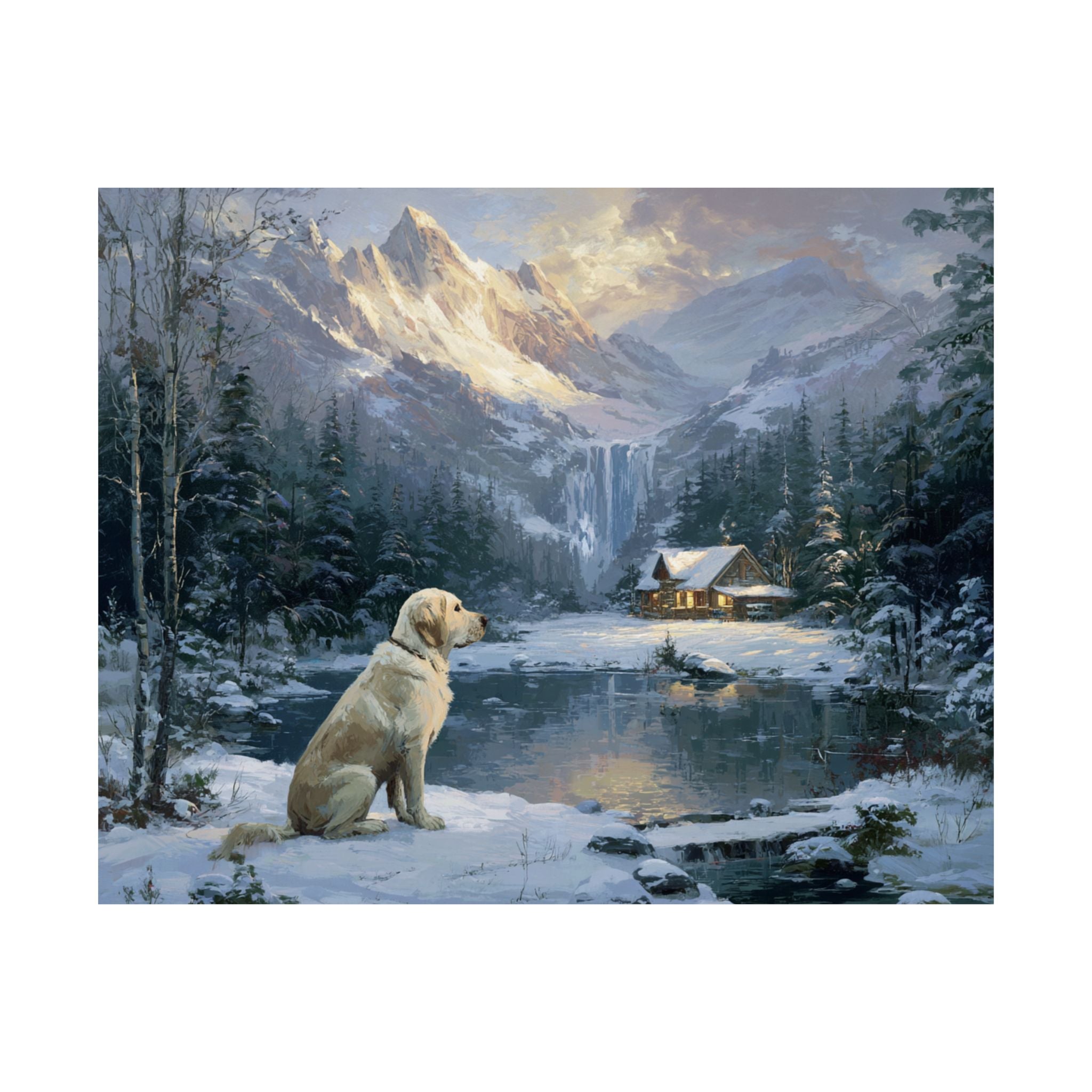 Labrador Retriever 6- Winter Whiskers Collection