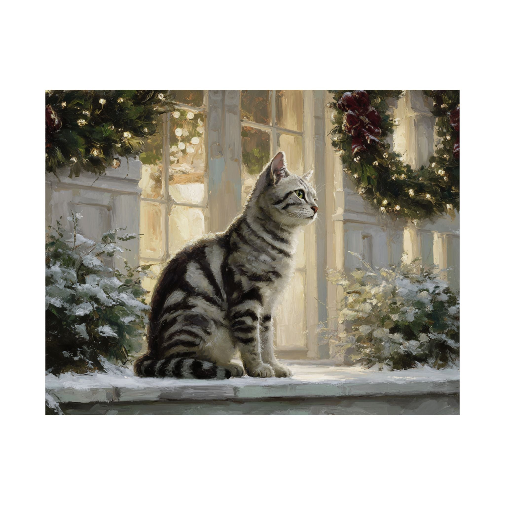 American Short Hair Cat 3- Home for the Holidays Collection