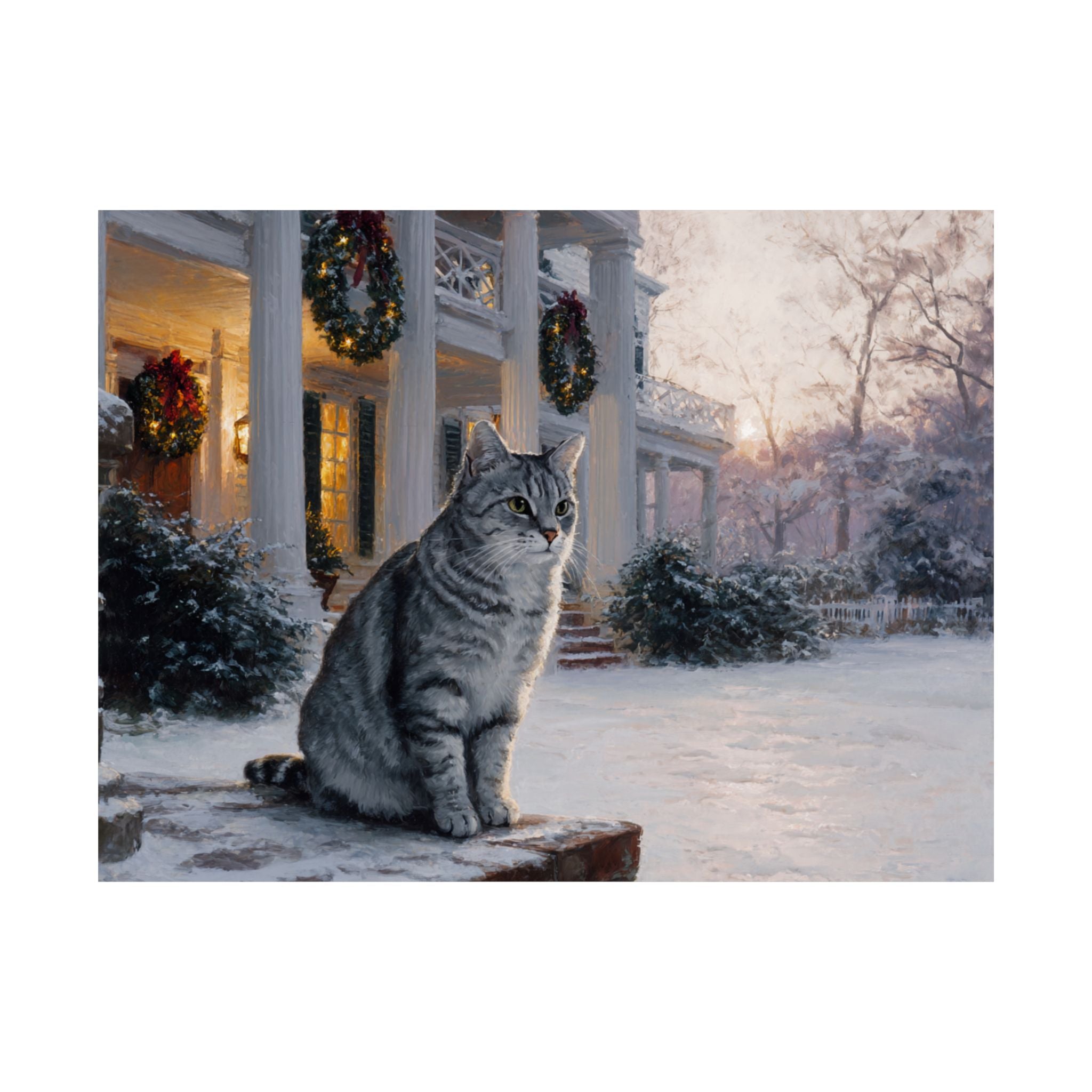 American Short Hair Cat 1- Home for the Holidays Collection