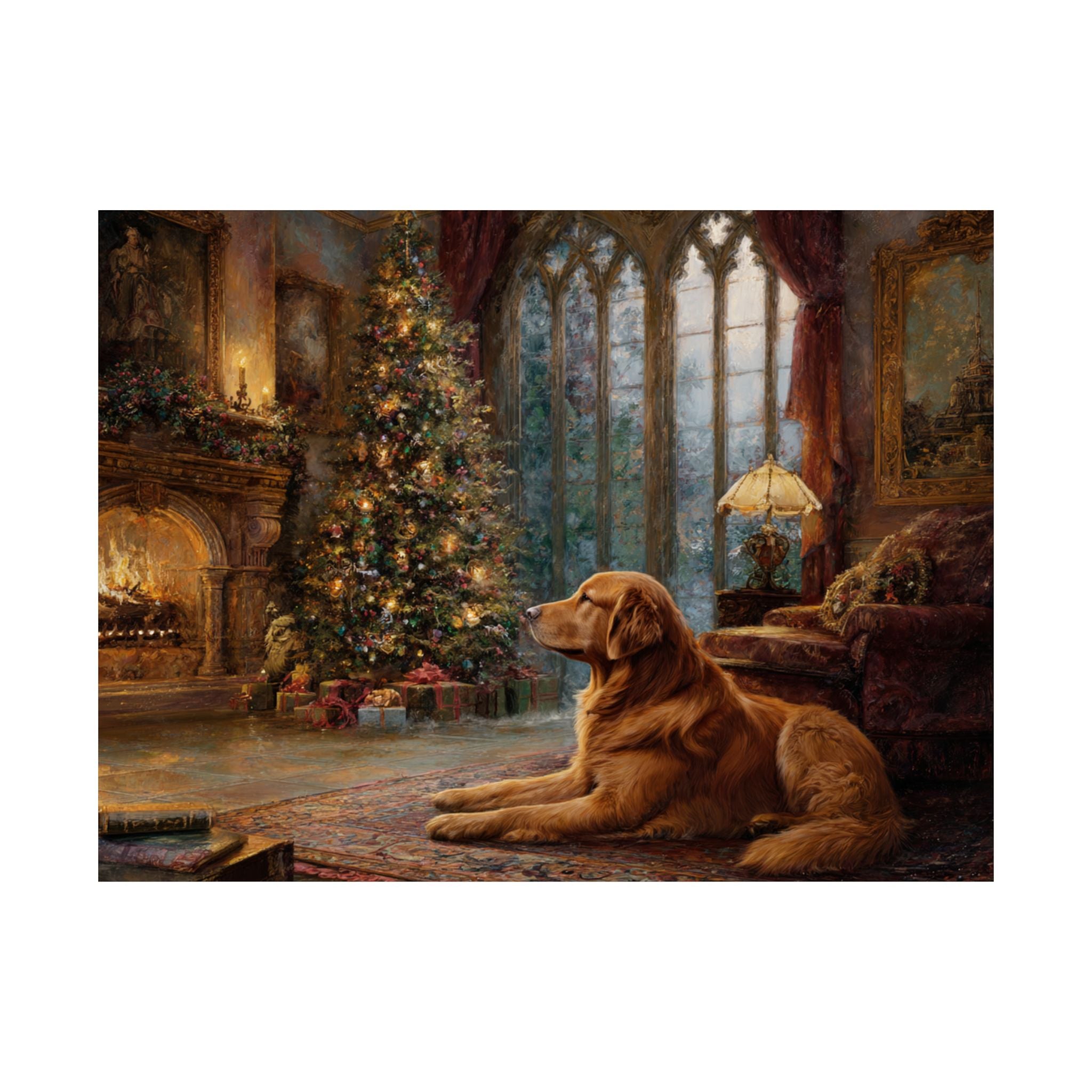 Golden Retriever 9- Cozy Christmas Collection