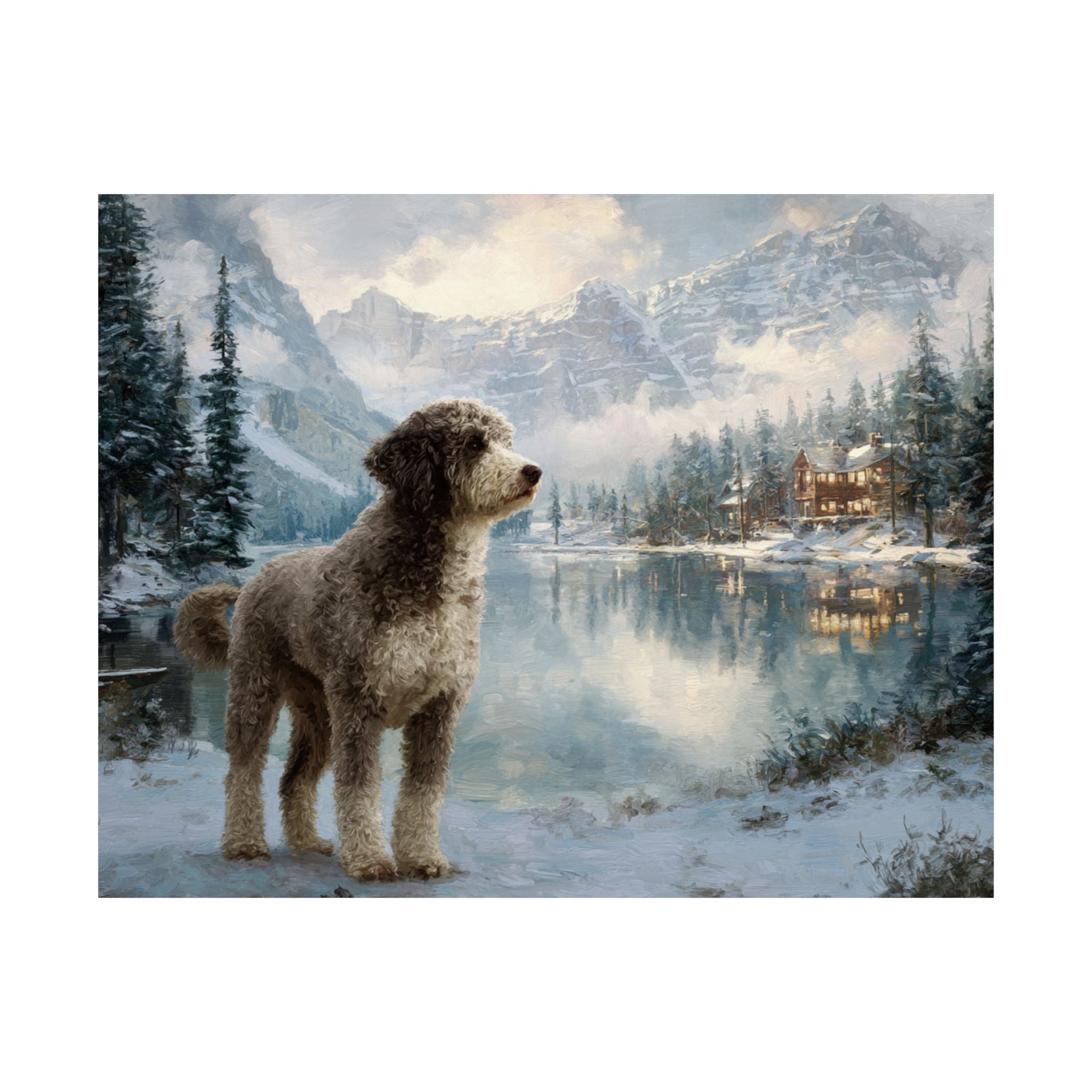 Aussiedoodle 1- Winter Whiskers Collection