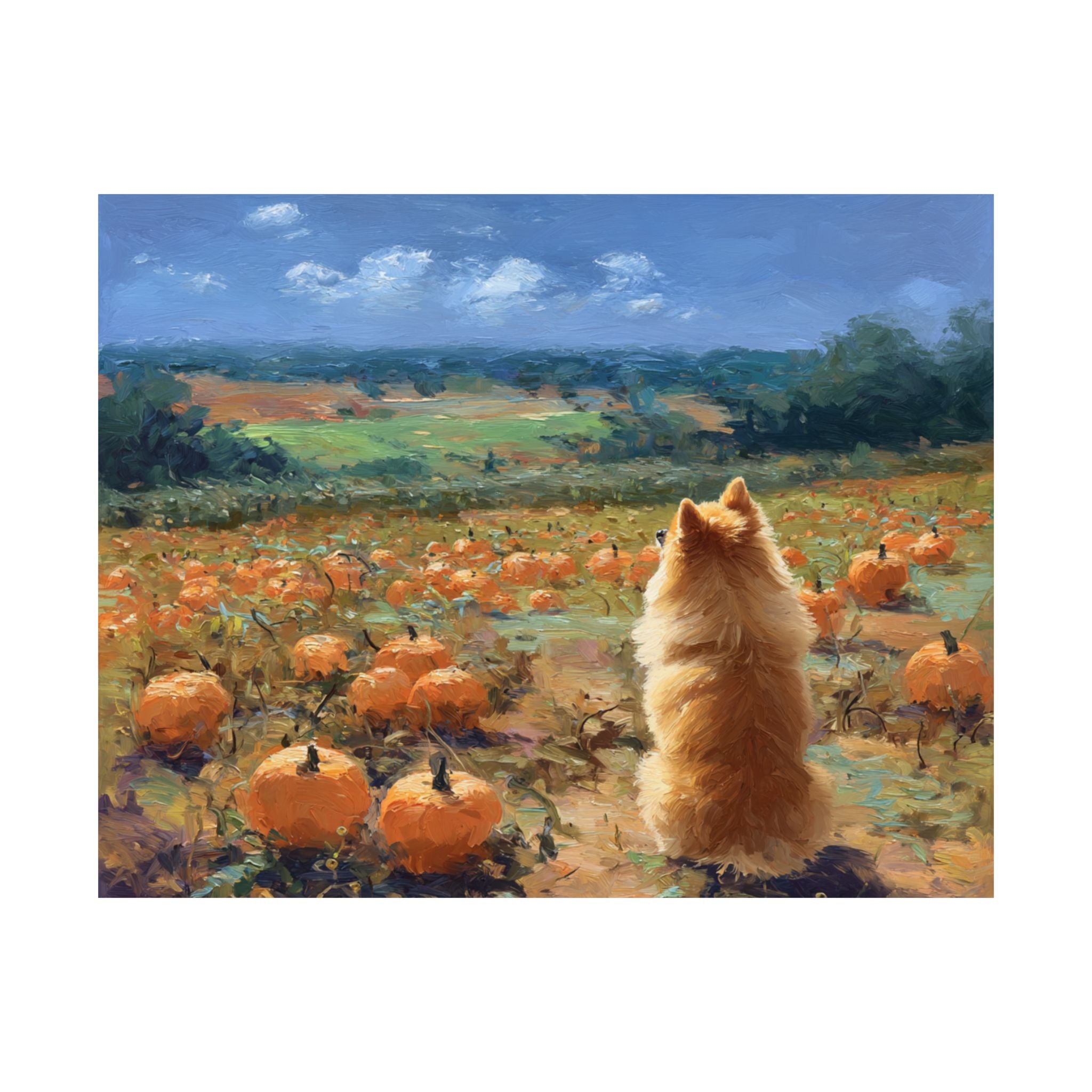 Pomeranian 3- Pumpkin Patch Collection