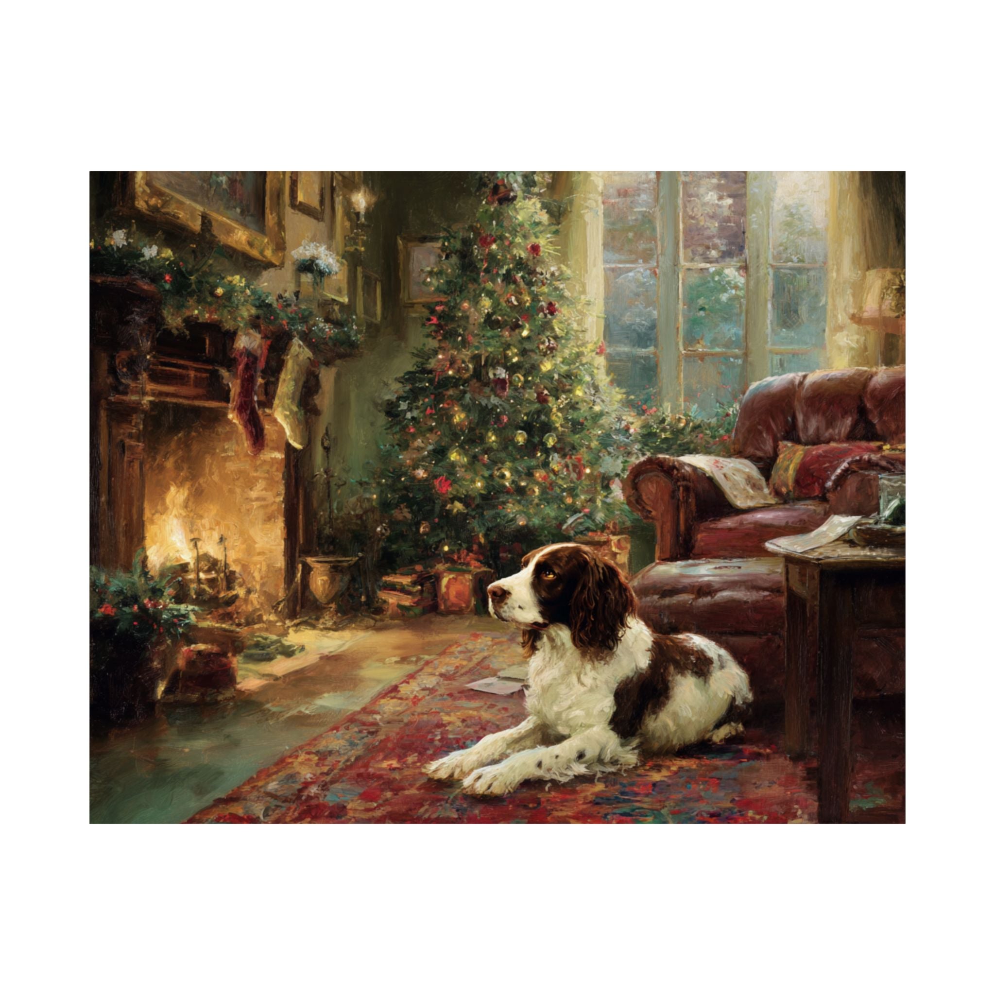 Springer Spaniel 1- Cozy Christmas Collection