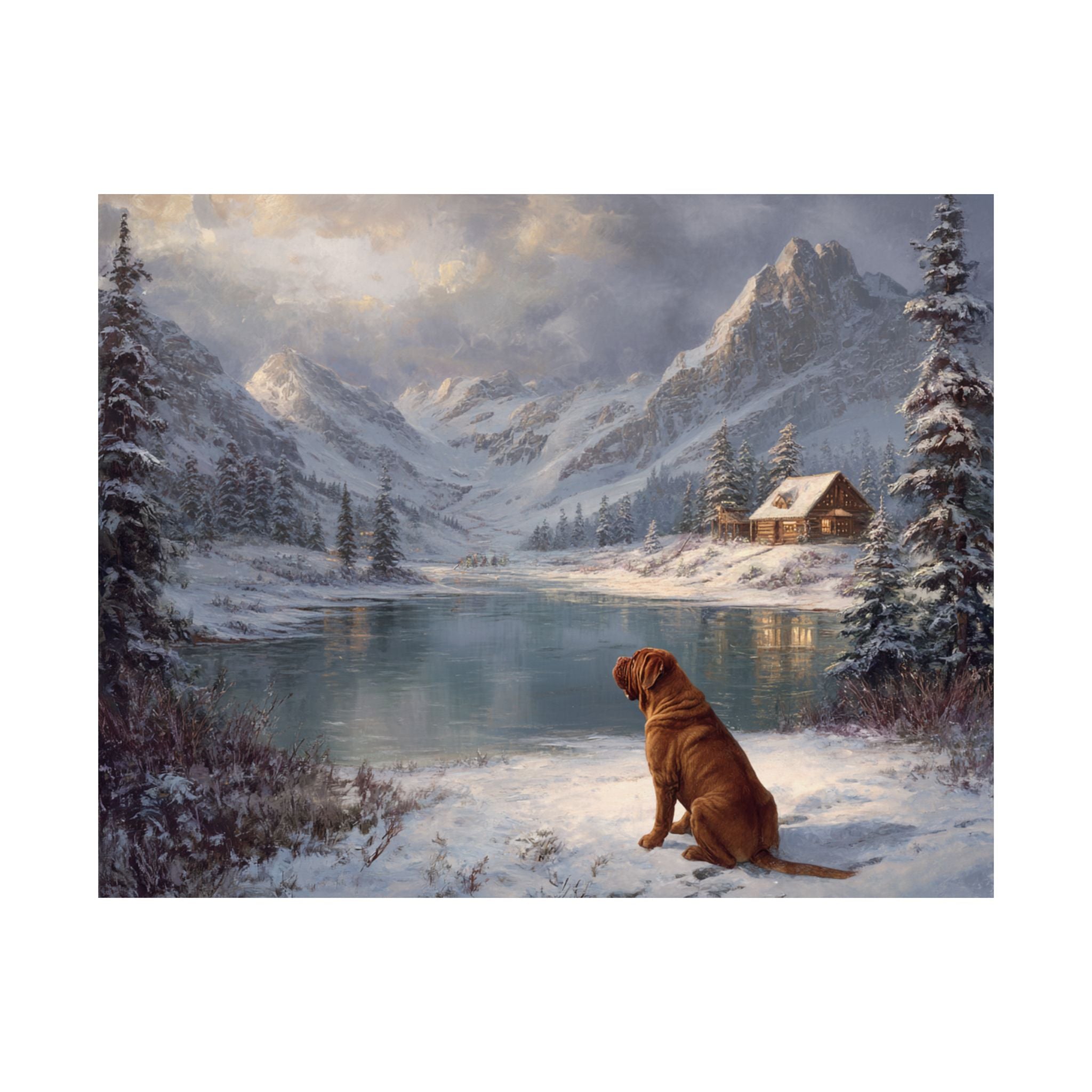 French Mastiff 8- Winter Whiskers Collection