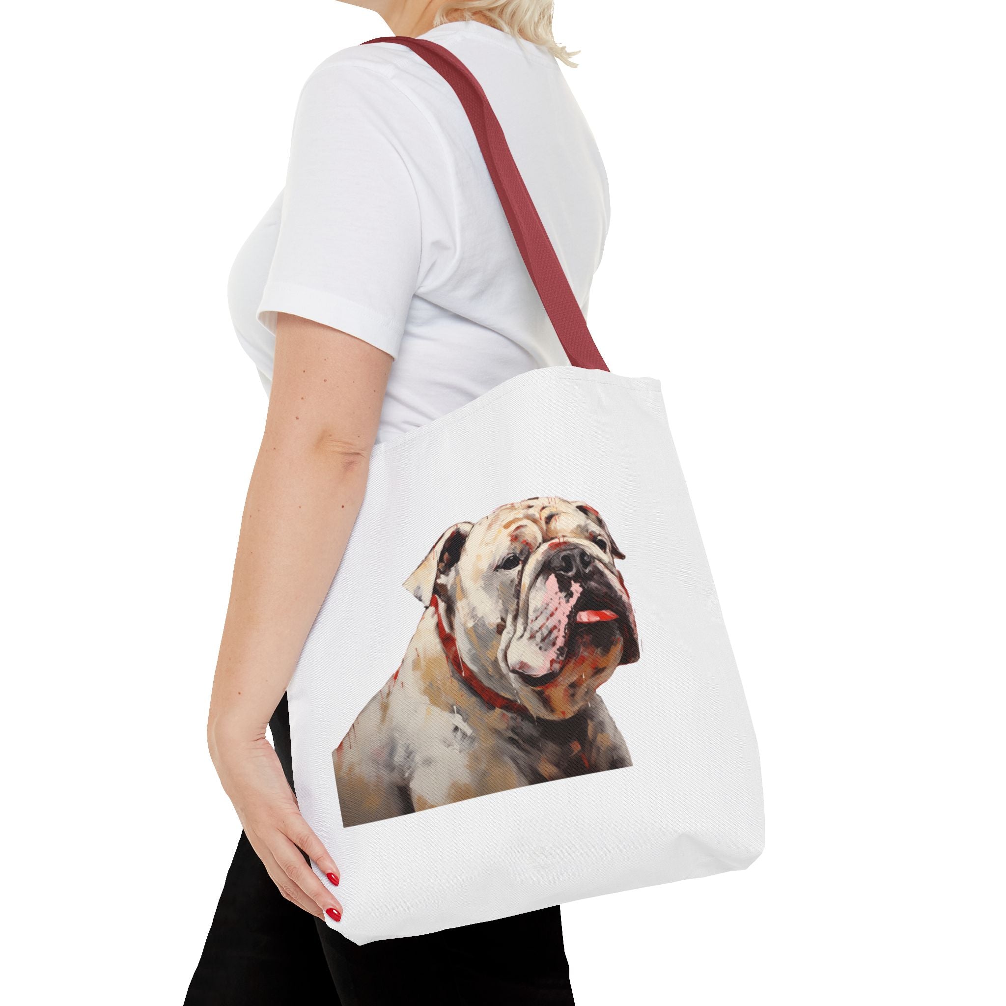 Bulldog Art Tote Bag