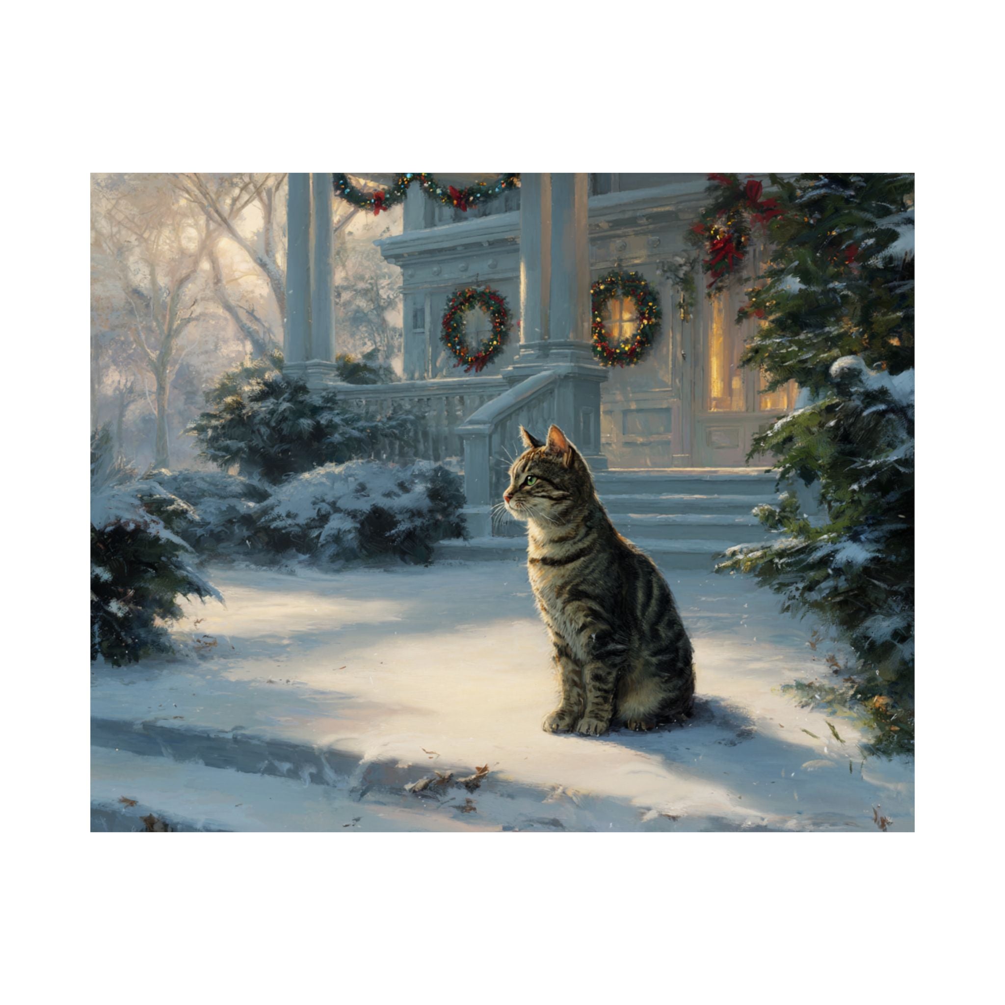 American Short Hair Cat 2- Home for the Holidays Collection