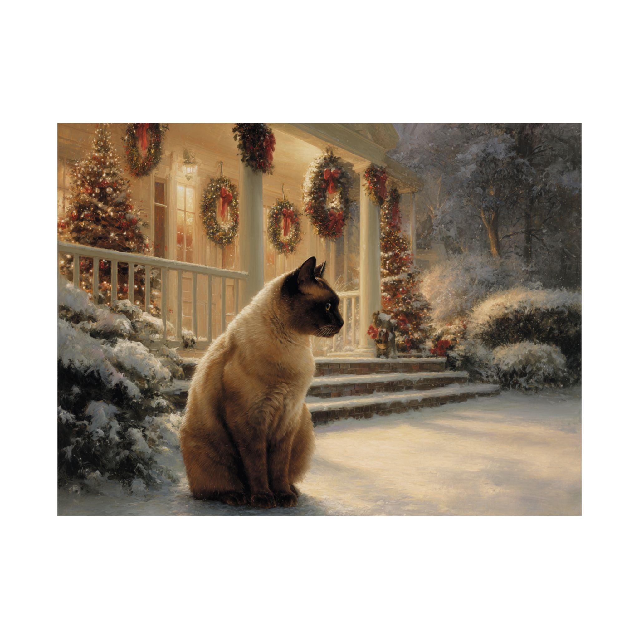Burmese Cat 2- Home for the Holidays Collection