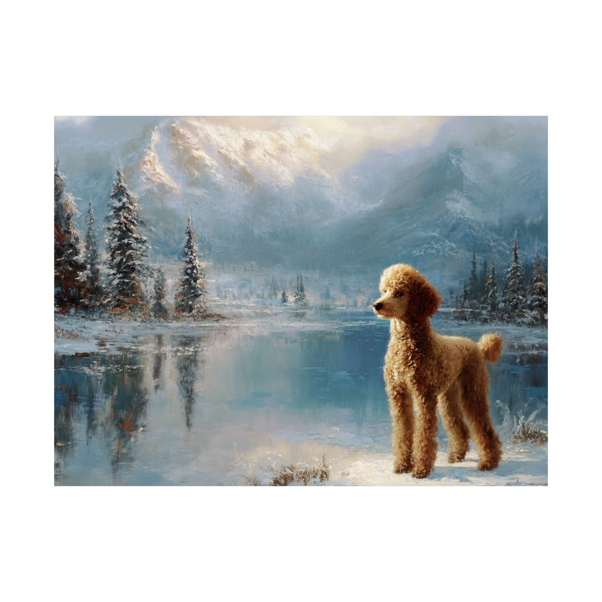 Poodle 1- Winter Whiskers Collecton
