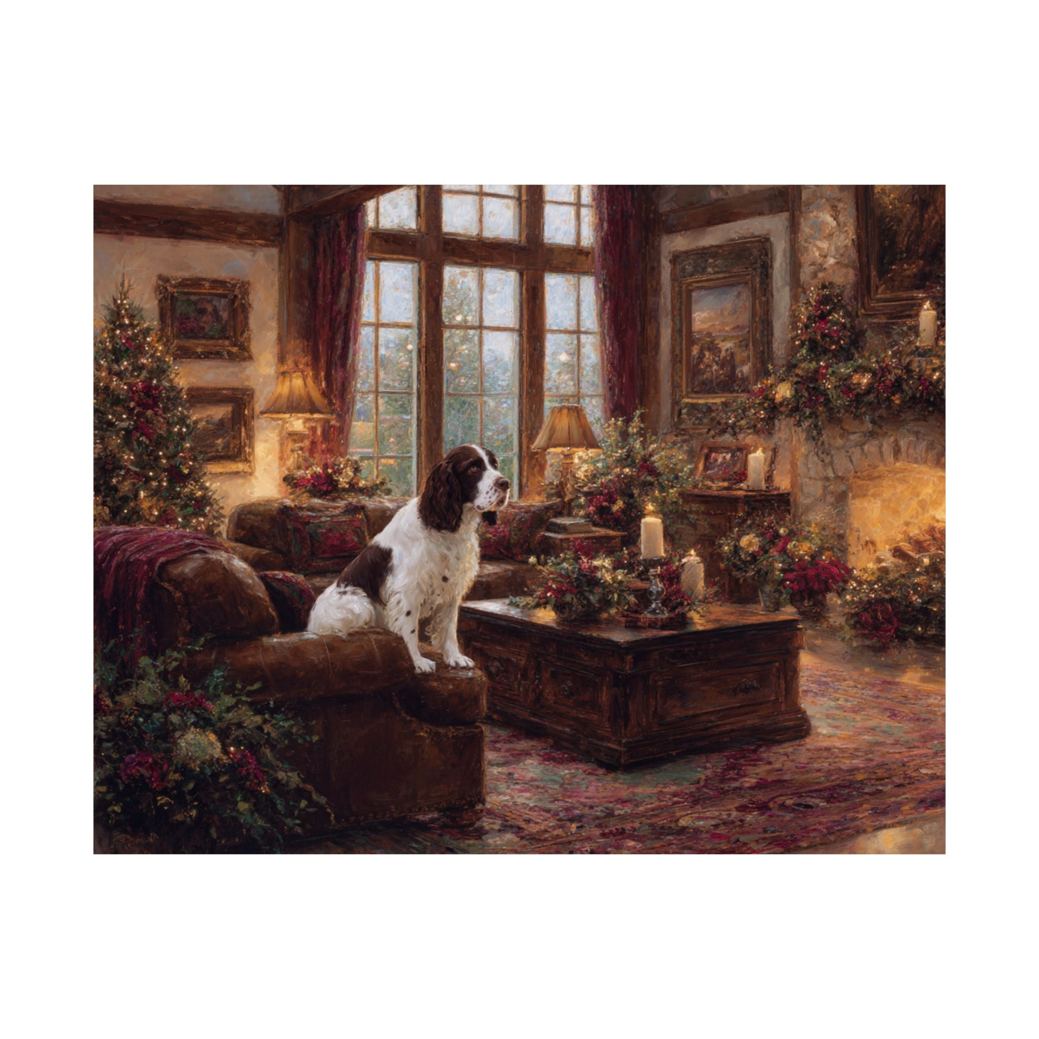 Springer Spaniel 7- Cozy Christmas Collection