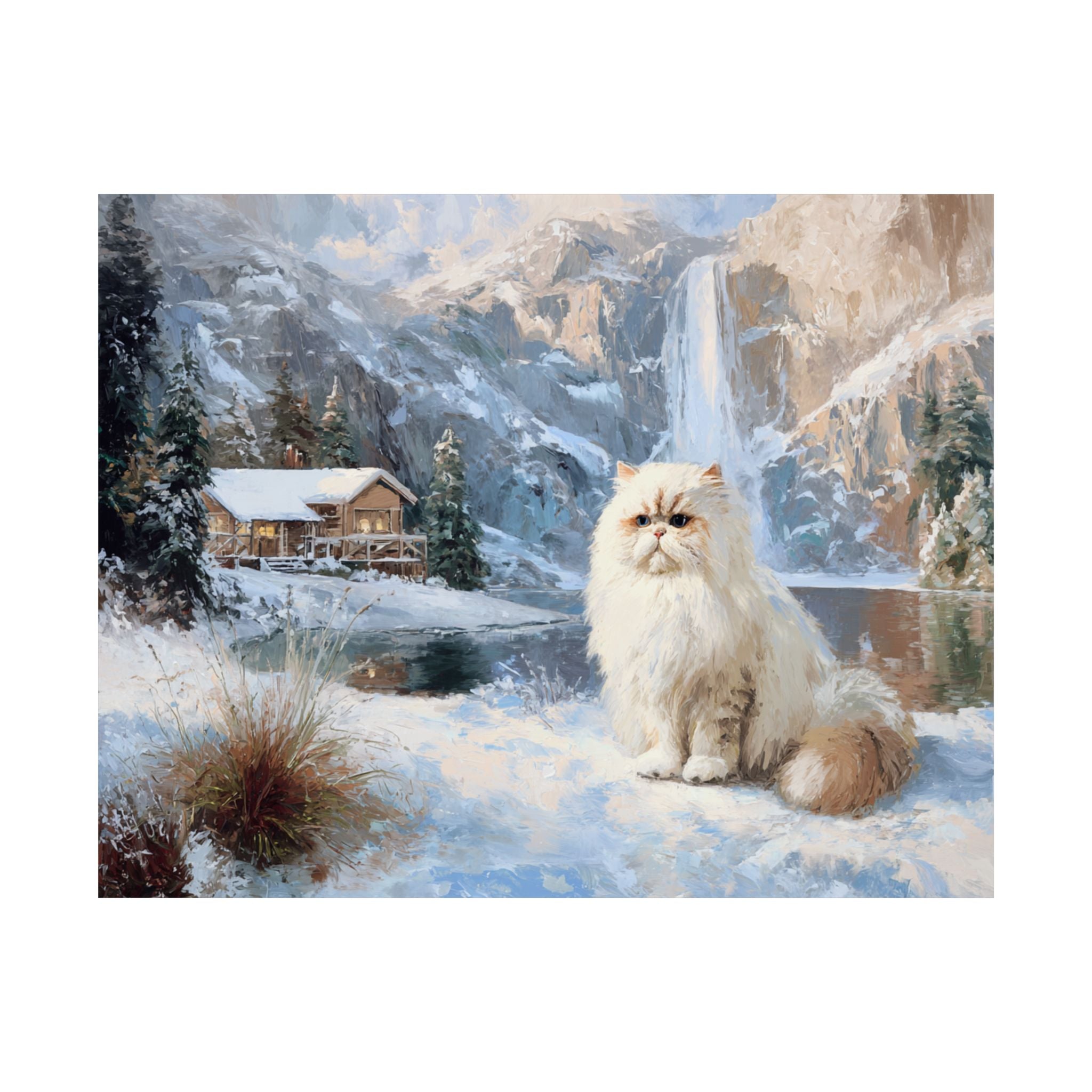 Persian Cat 2- Winter Whiskers Collection