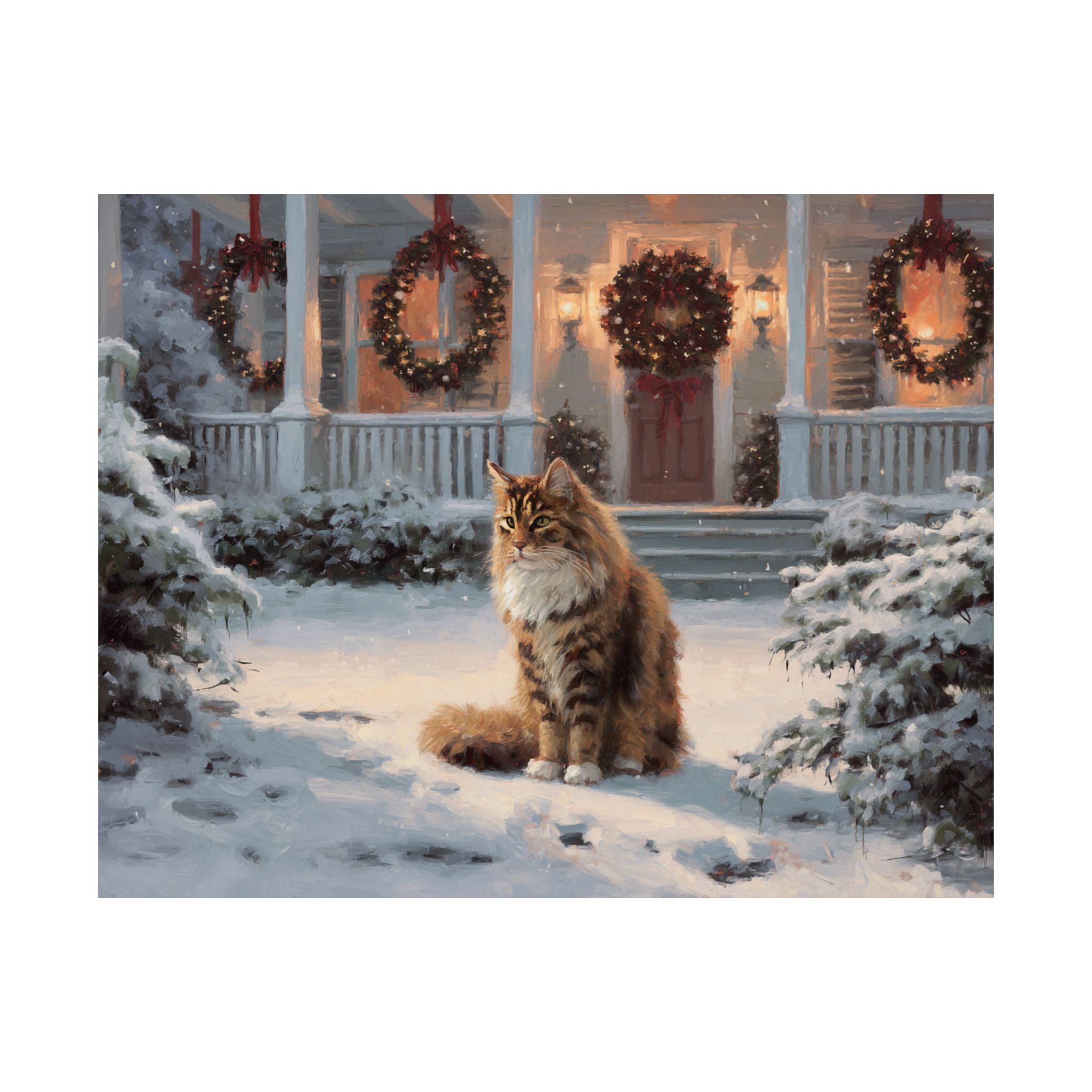 Main Coon Cat 2- Home for the Holidays Collection