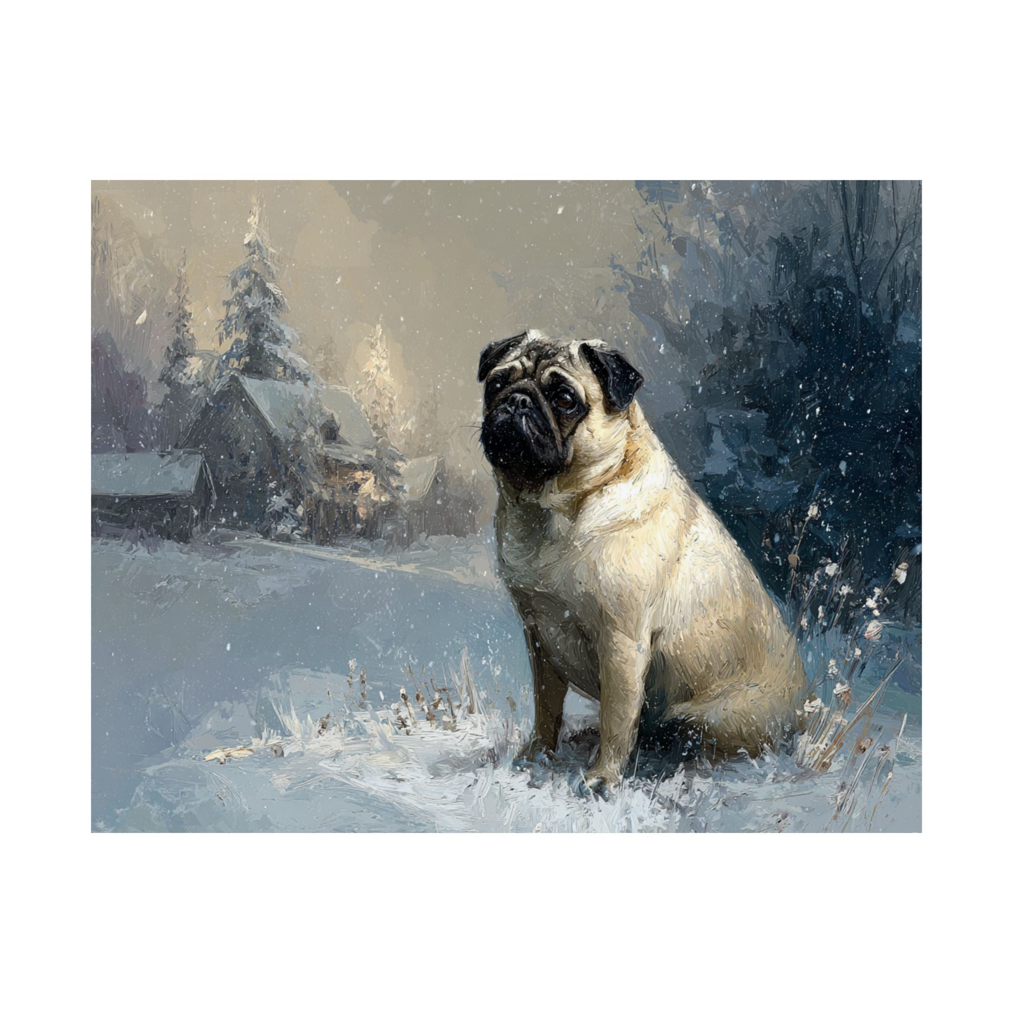 Pug 9- Winter Whiskers Collection