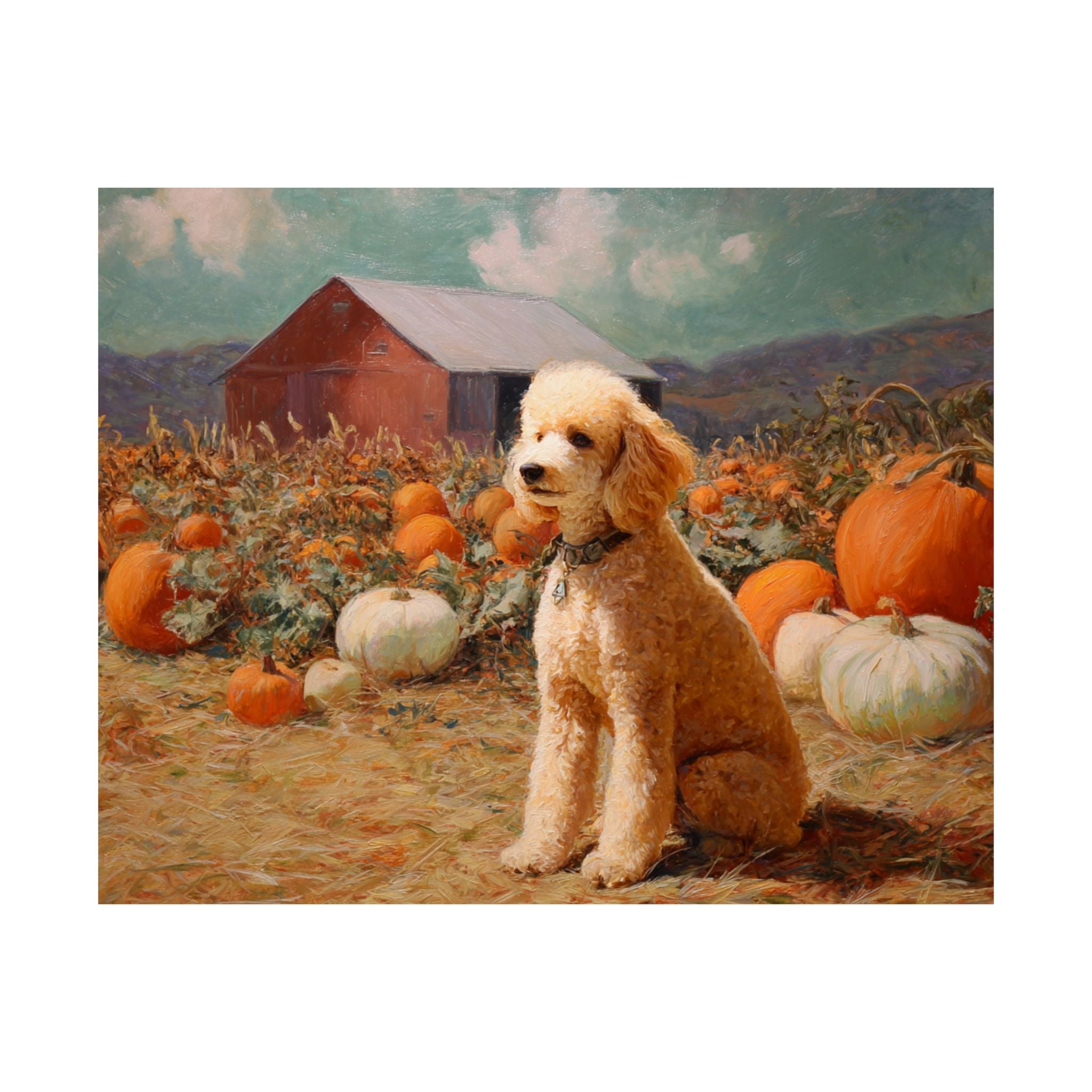 Poodle 2- Pumpkin Patch Collection