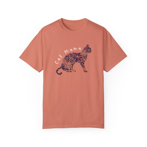 Floral Cat Mama T-Shirt