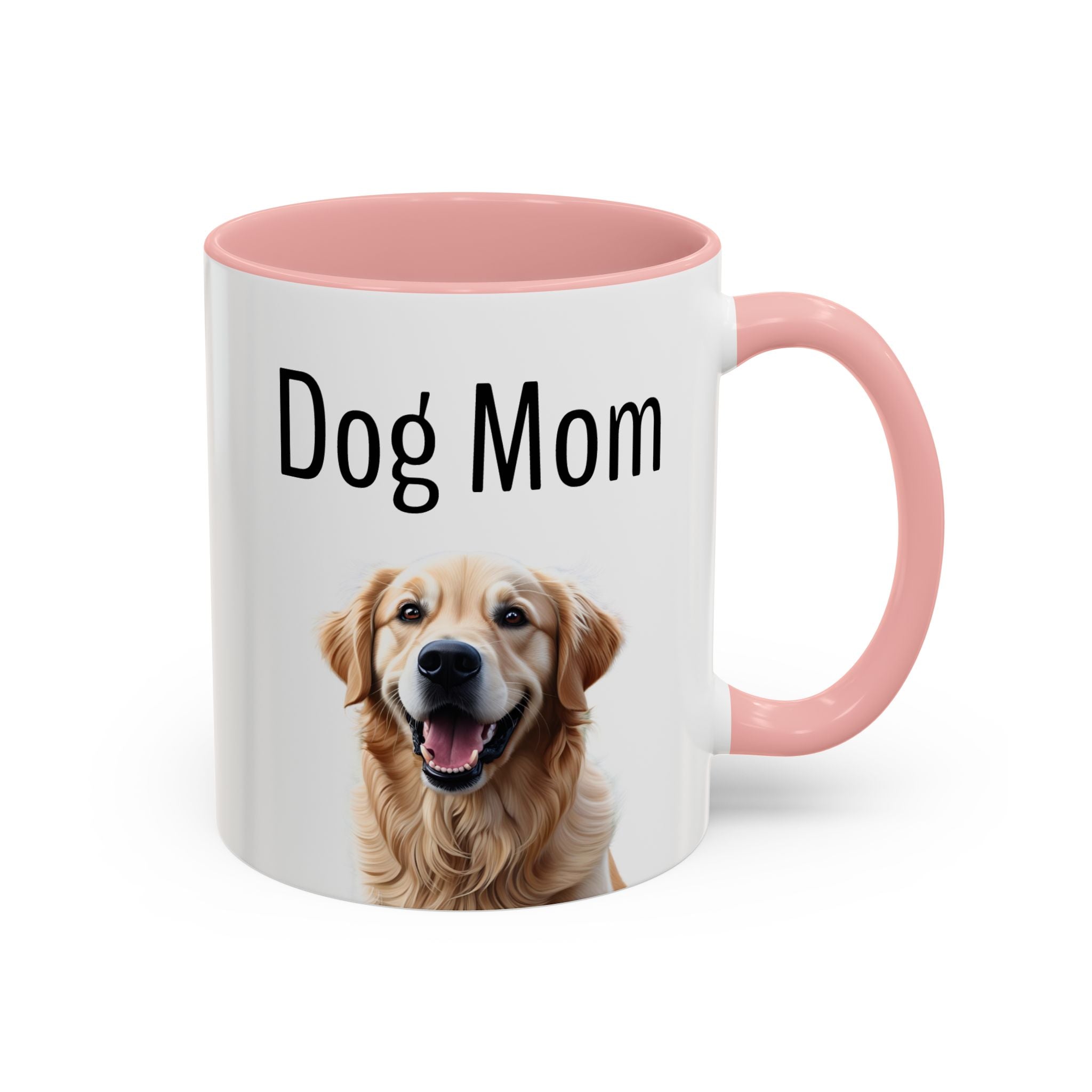 'Dog Mom' Golden Retriever Mug