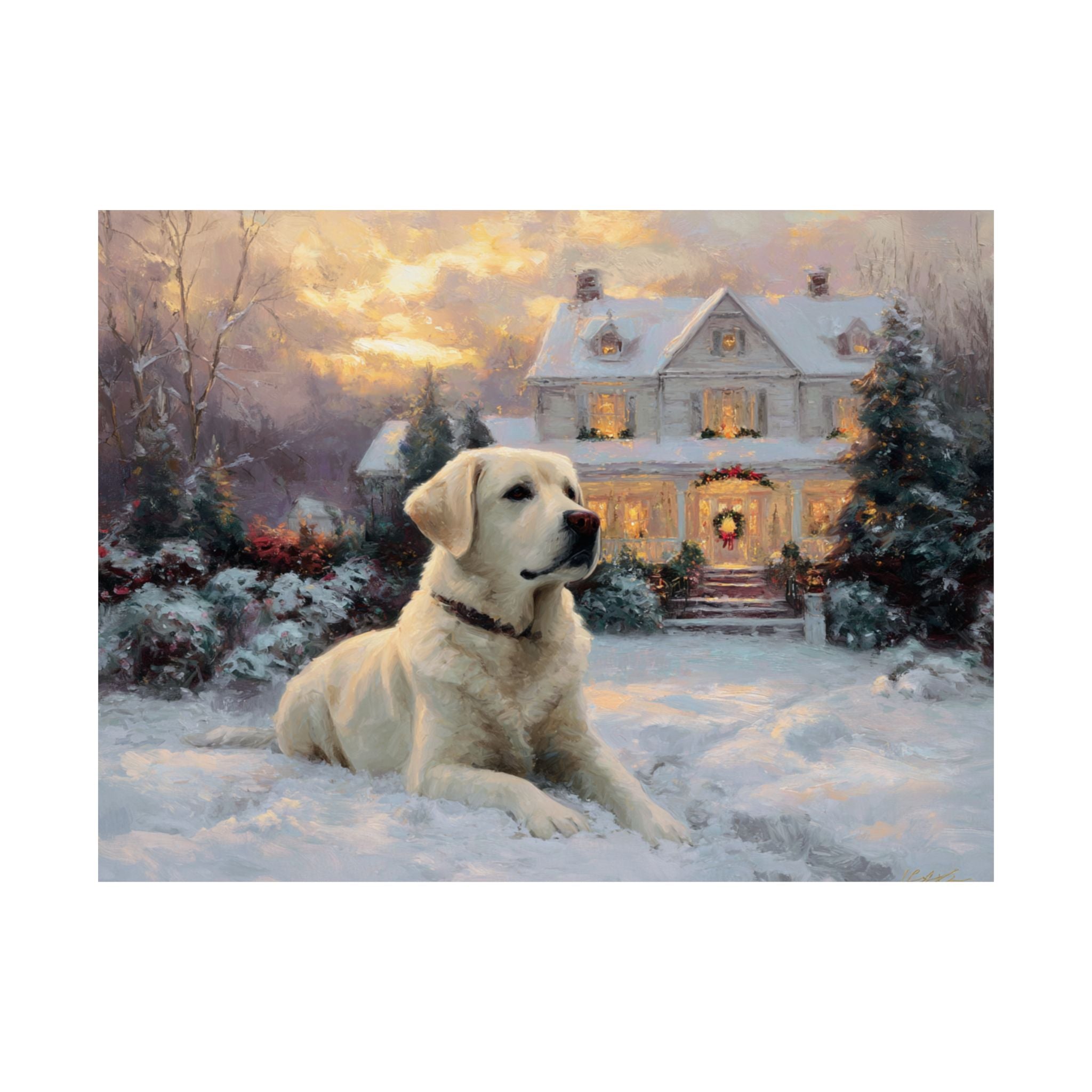Labrador Retriever 2- Home for the Holidays Collection