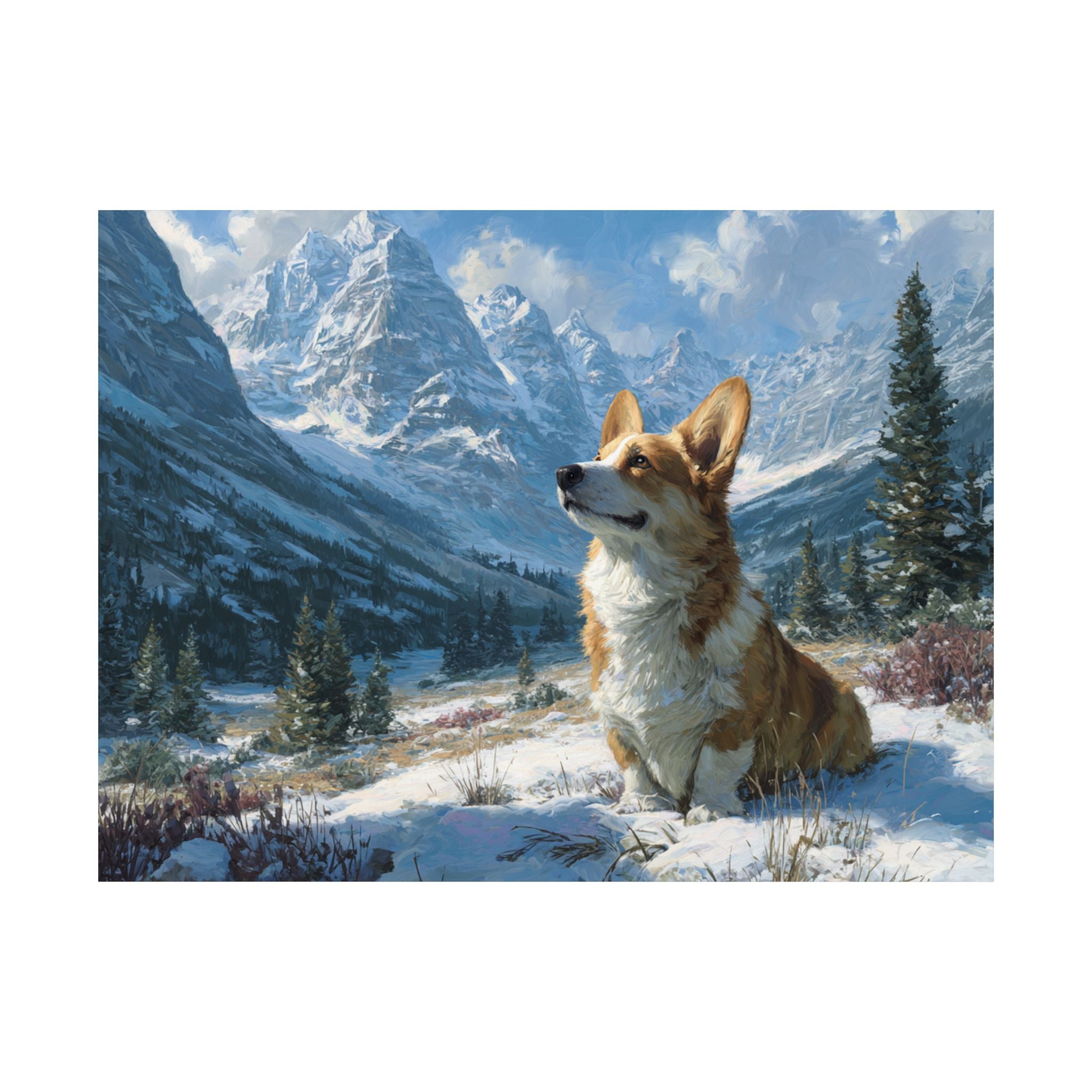 Welsh Corgi 1- Winter Whiskers Collection