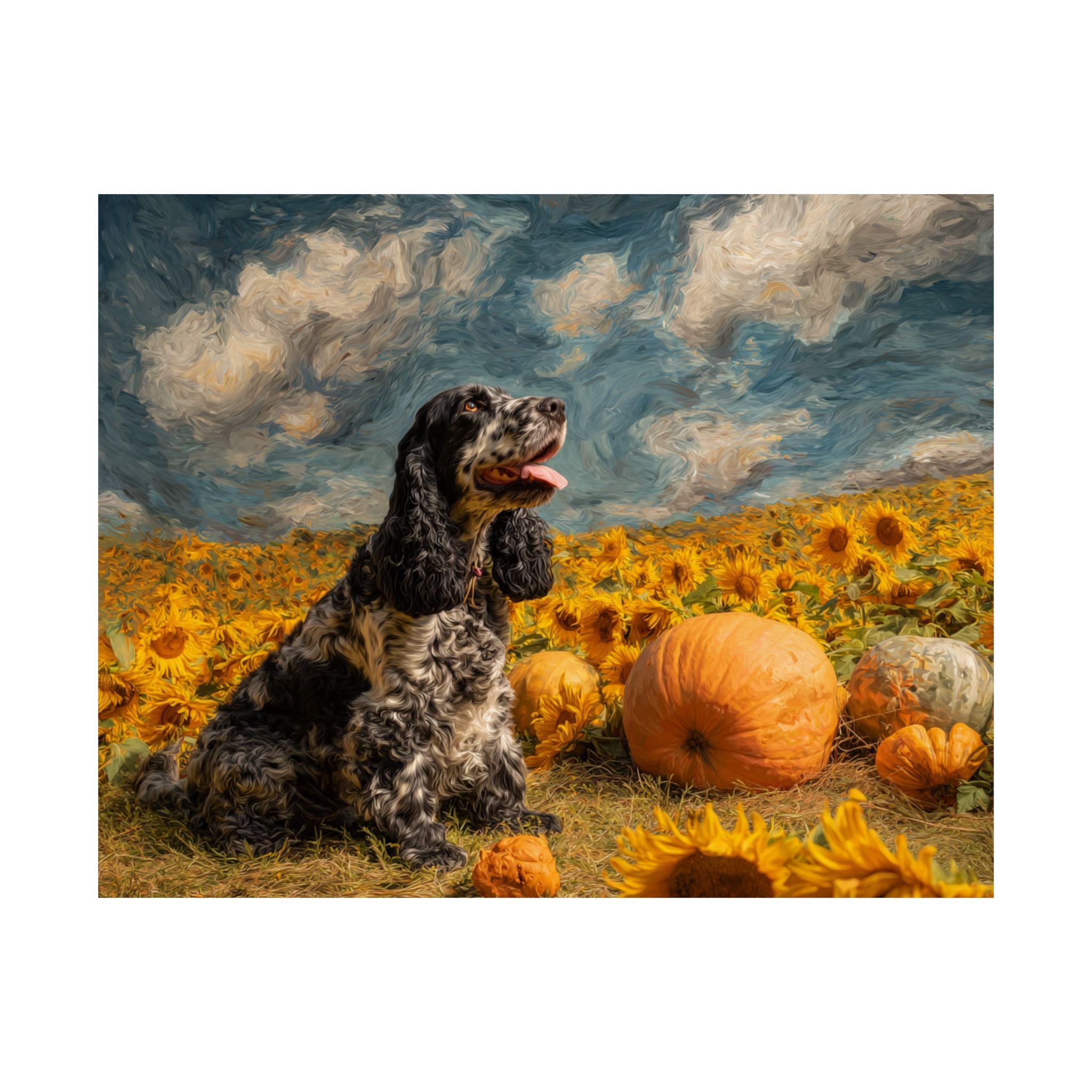 Cocker Spaniel 1- Sunflower Season Collection