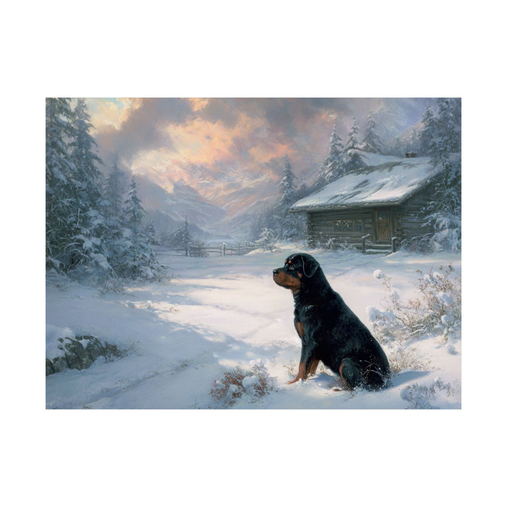 Rottweiler 7- Winter Whiskers Collection