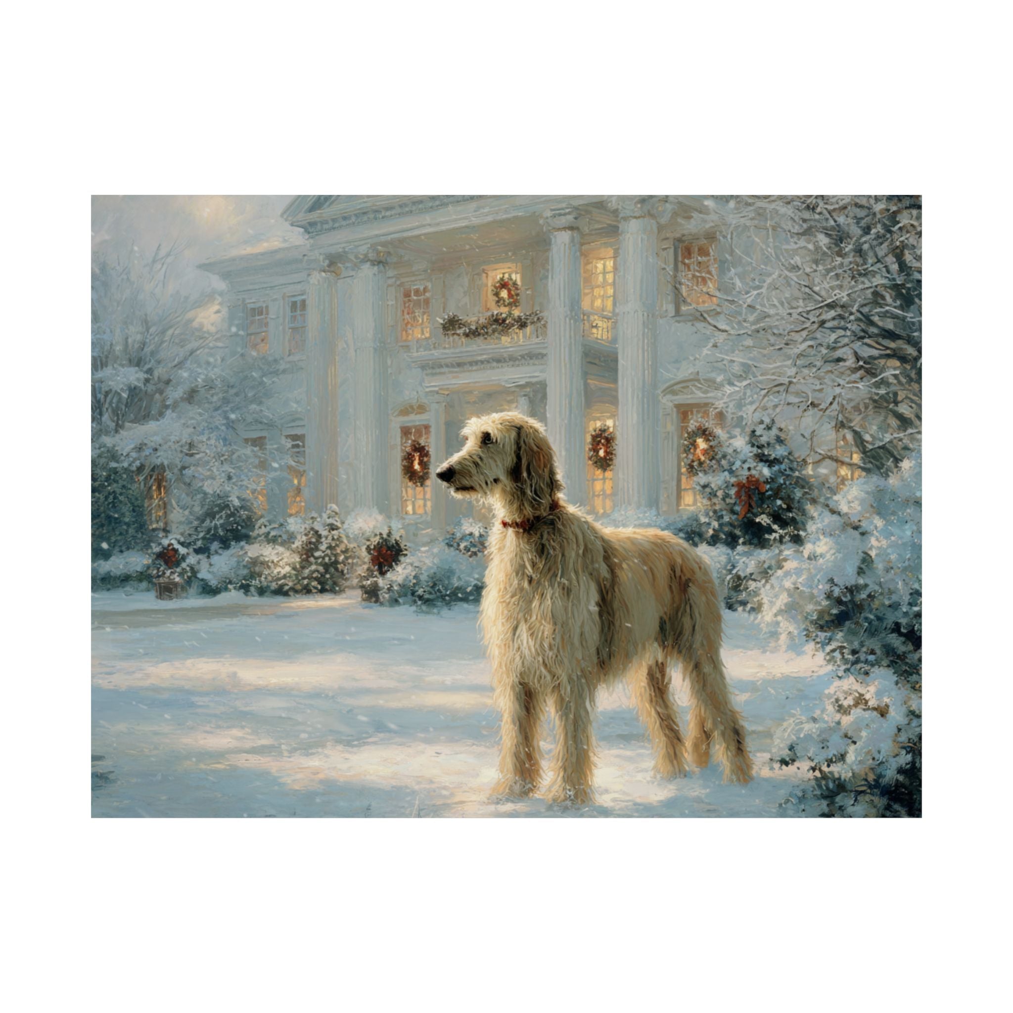 Afghan Hound 4- Home for the Holidays Collection