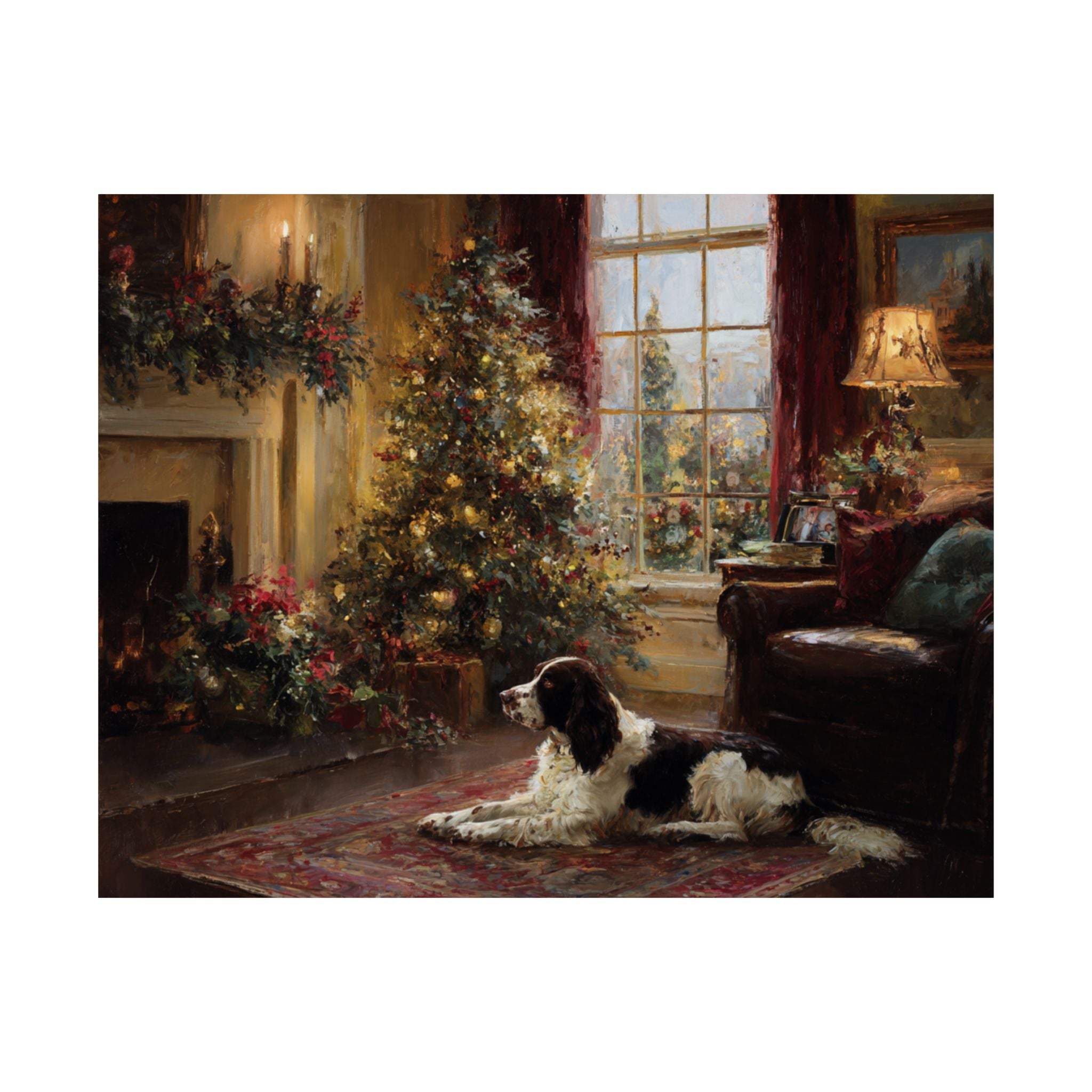 Springer Spaniel 4- Cozy Christmas Collection