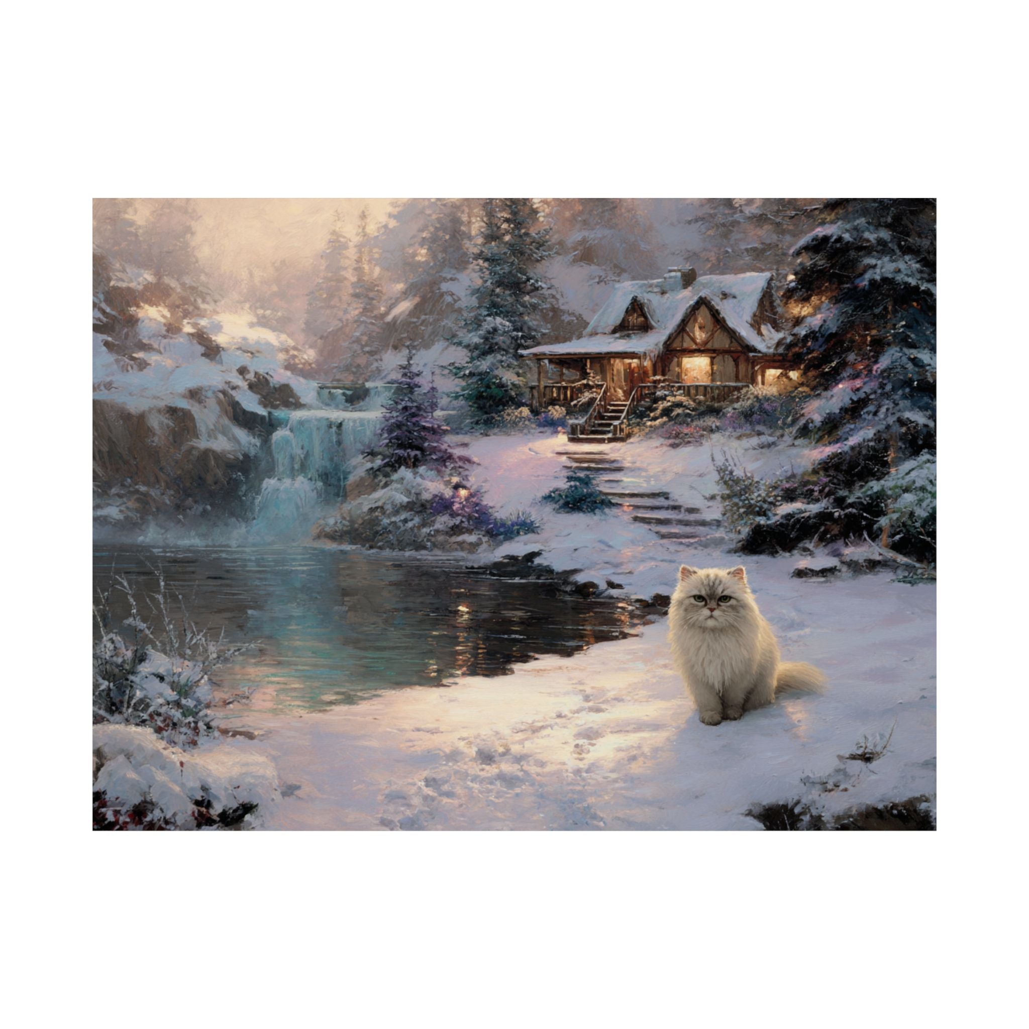 Persian Cat 3- Winter Whiskers Collection