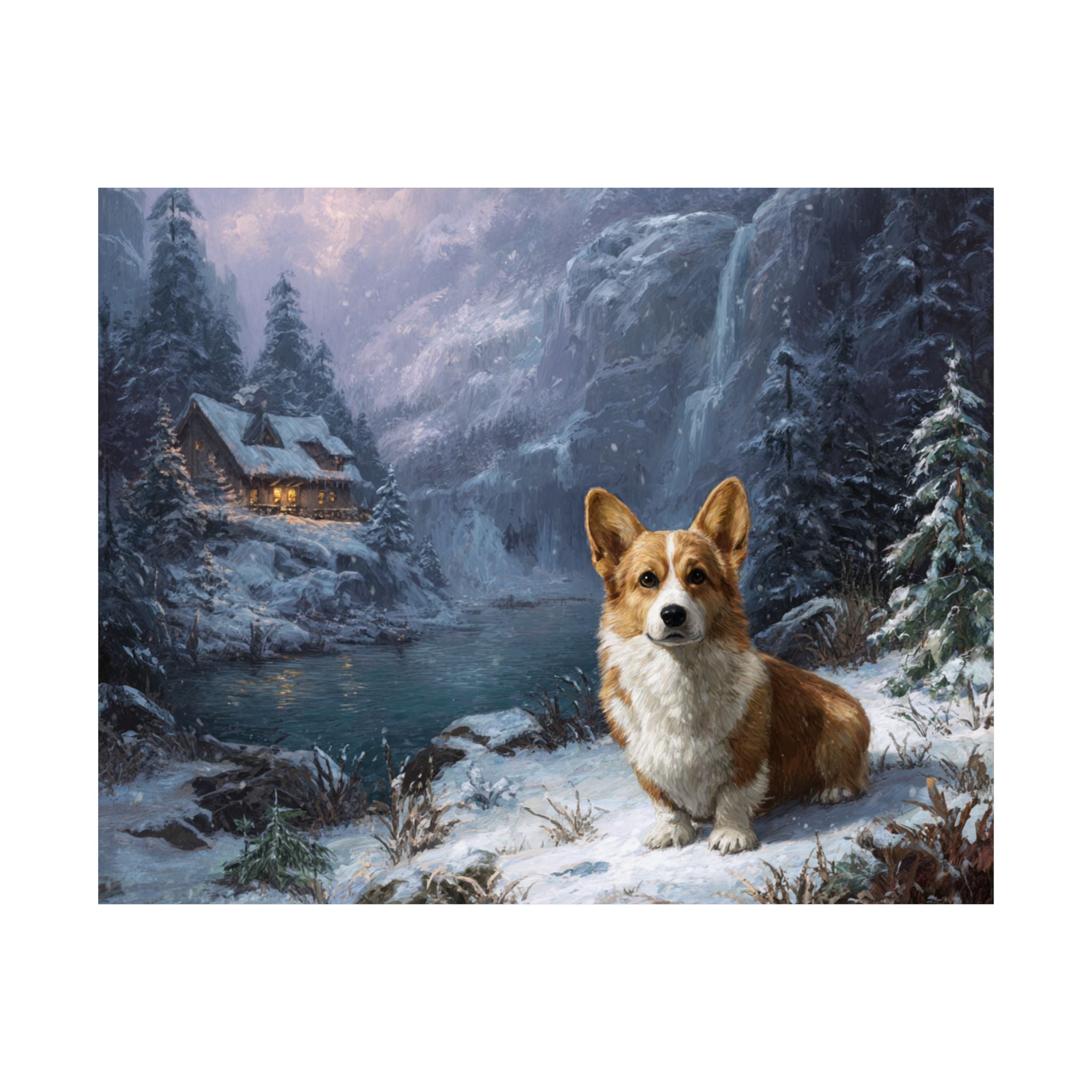 Welsh Corgi 5- Winter Whiskers Collection