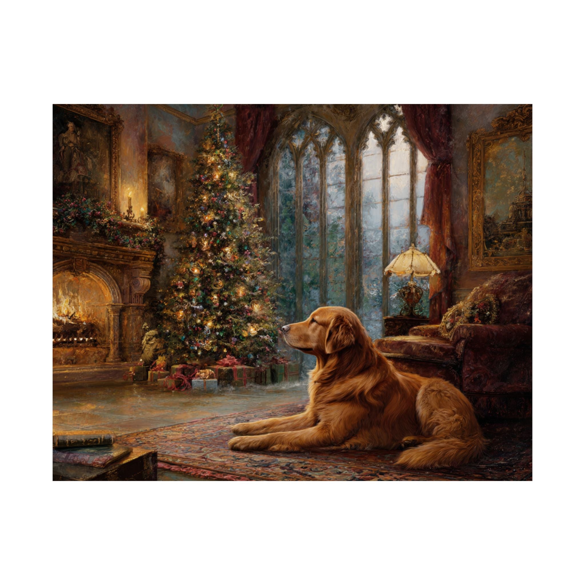 Golden Retriever 9- Cozy Christmas Collection