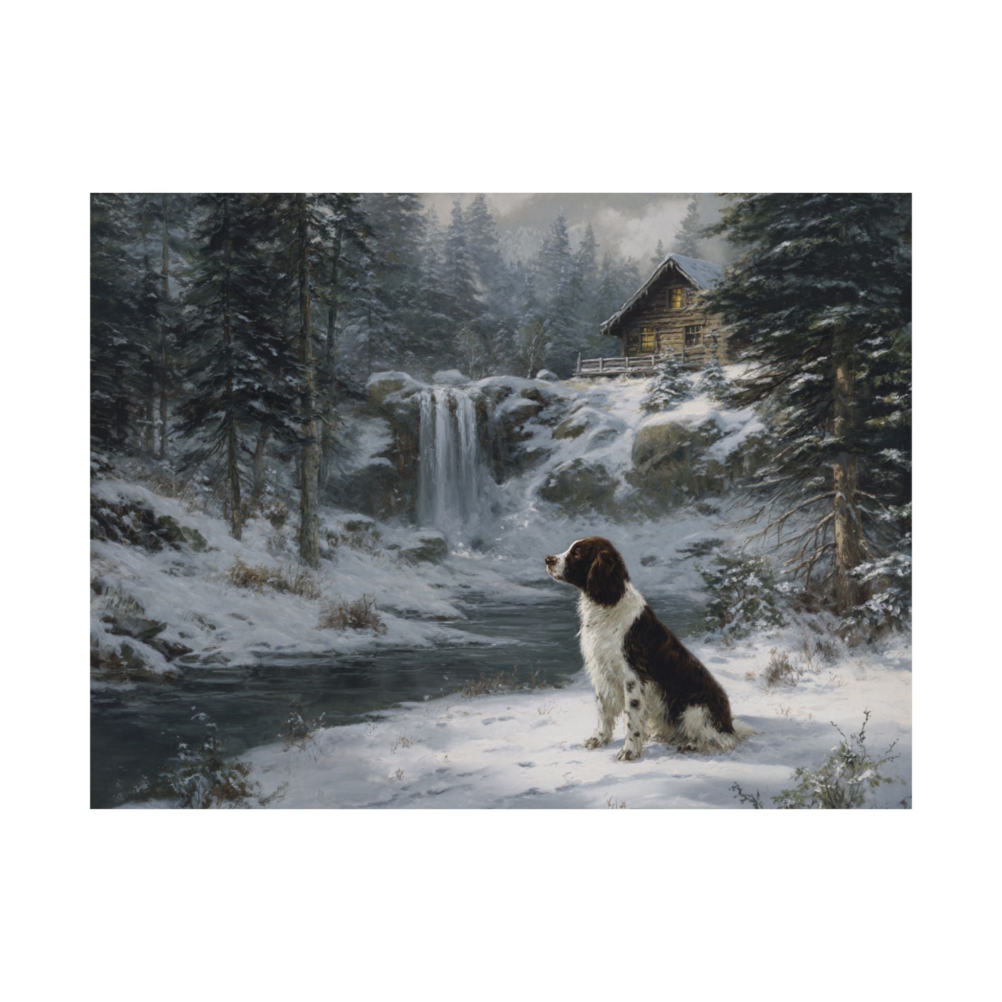 Springer Spaniel 3- Winter Whiskers Collection