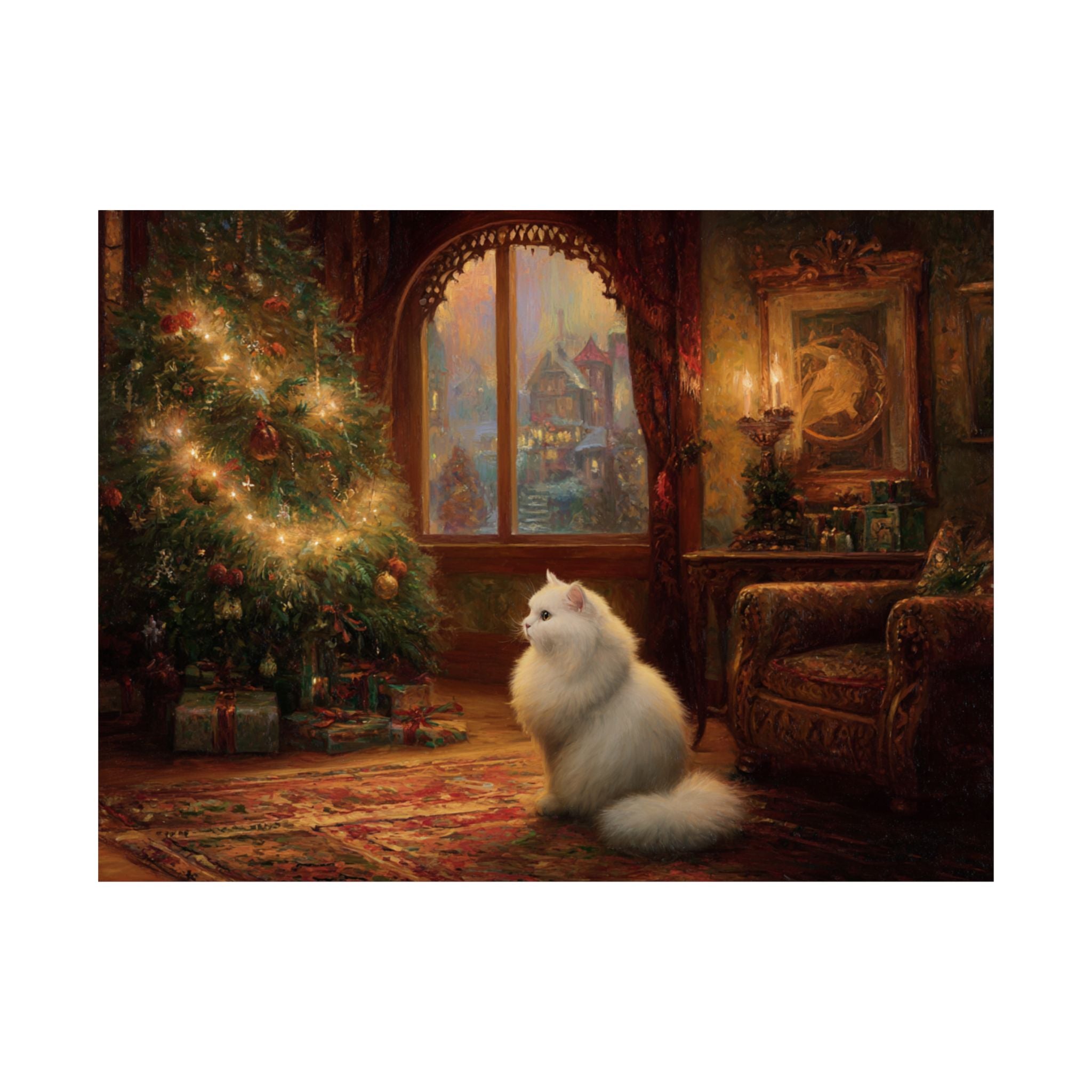 Persian Cat 2- Cozy Christmas Collection