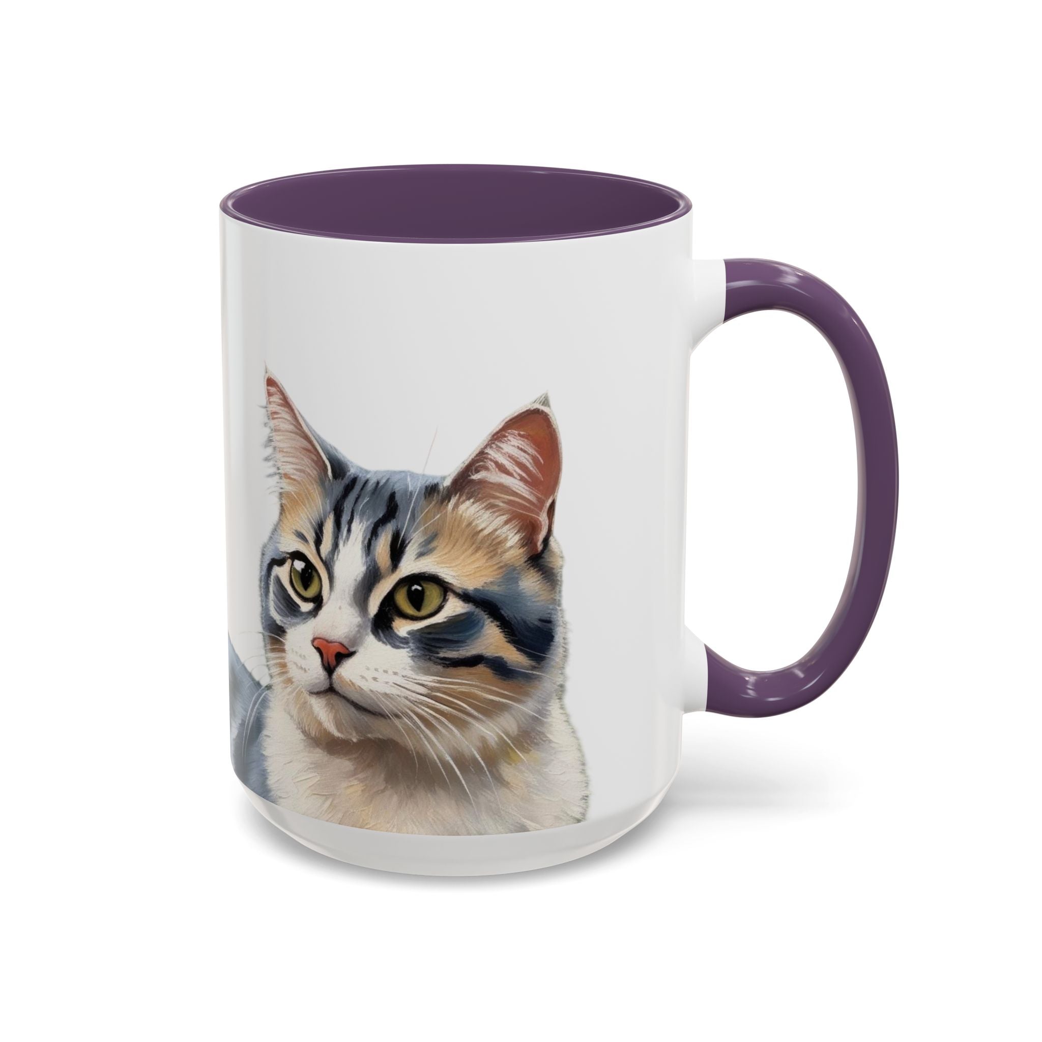 Calico Cat Accent Mug