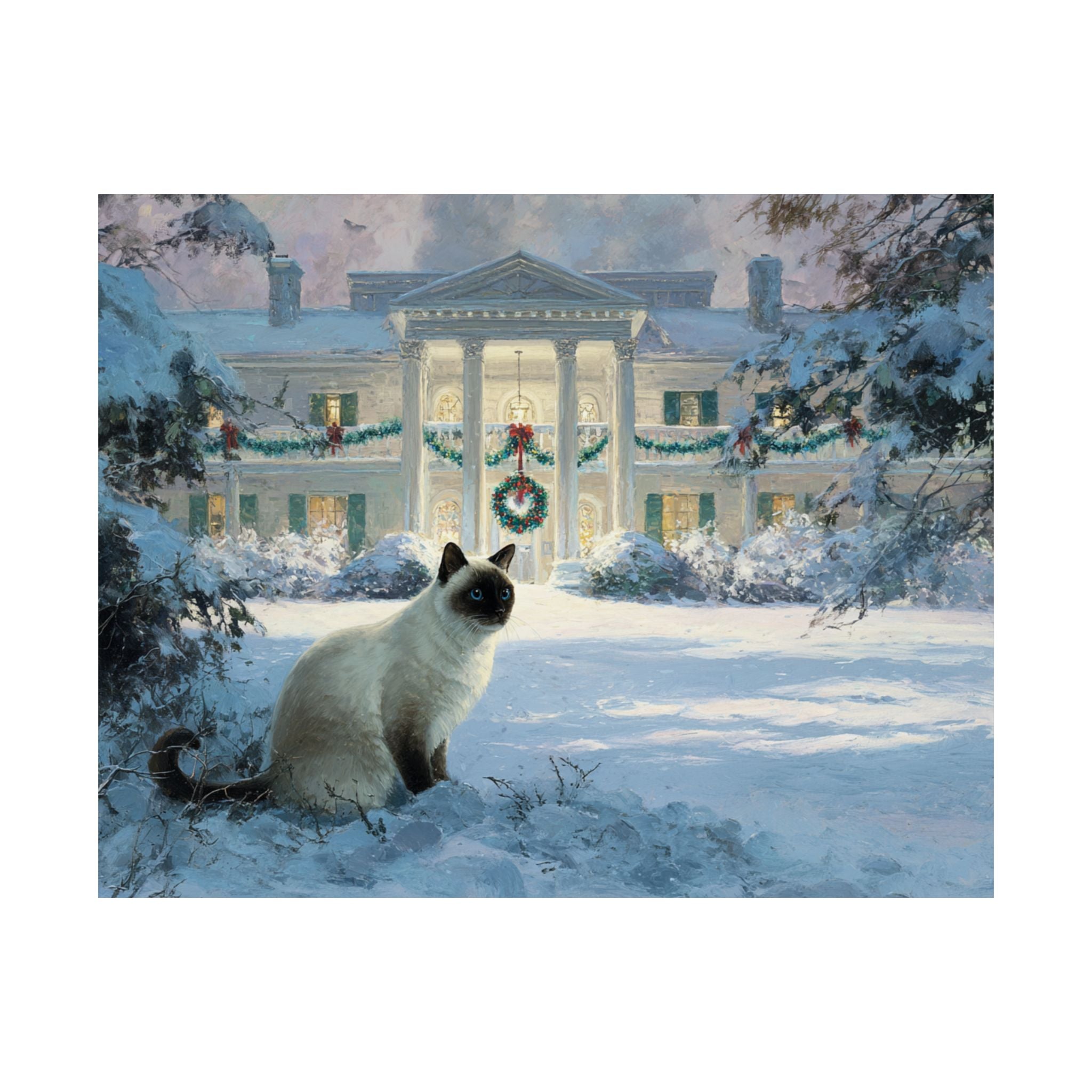 Siamese Cat 2- Home for the Holidays Collection