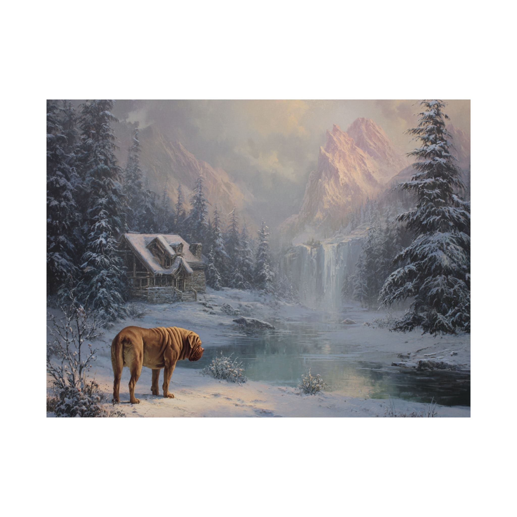 French Mastiff 7- Winter Whiskers Collection