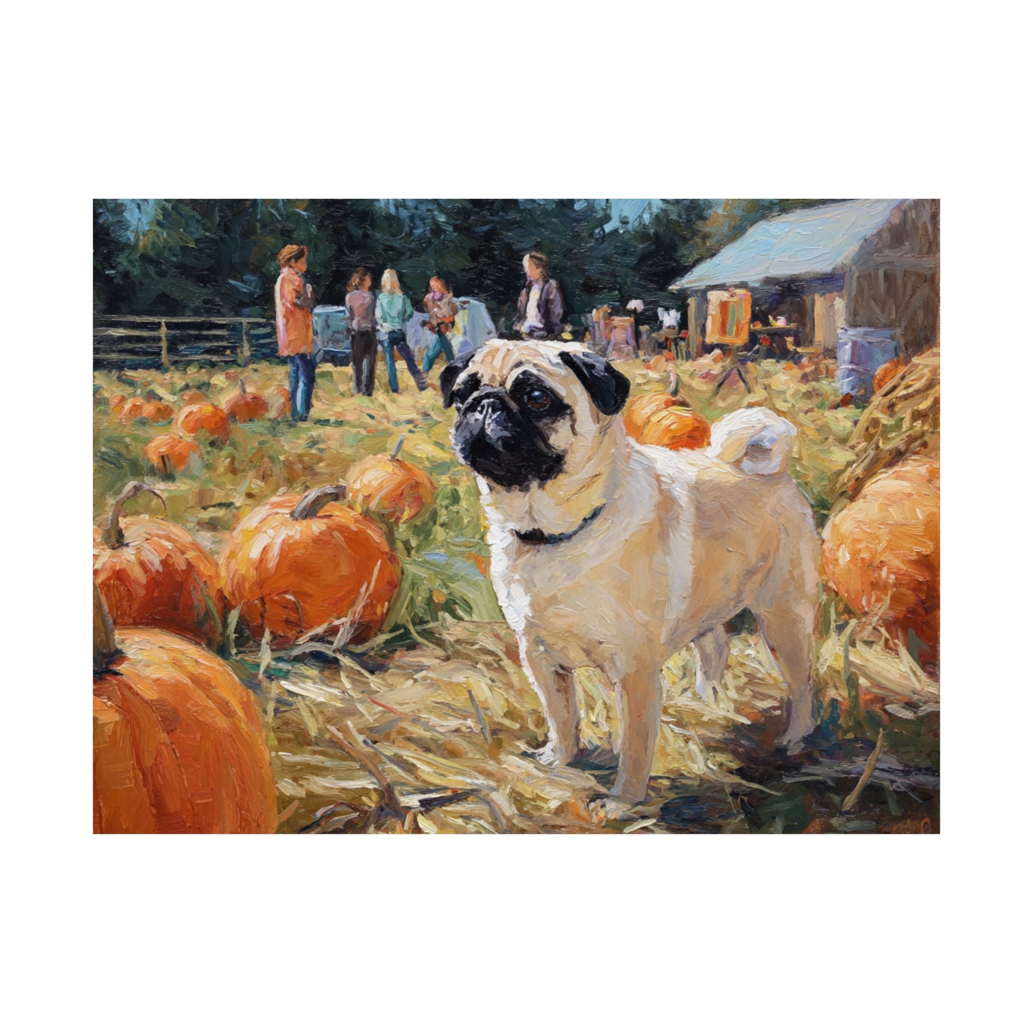 Pug 4- Pumpkin Patch Collection