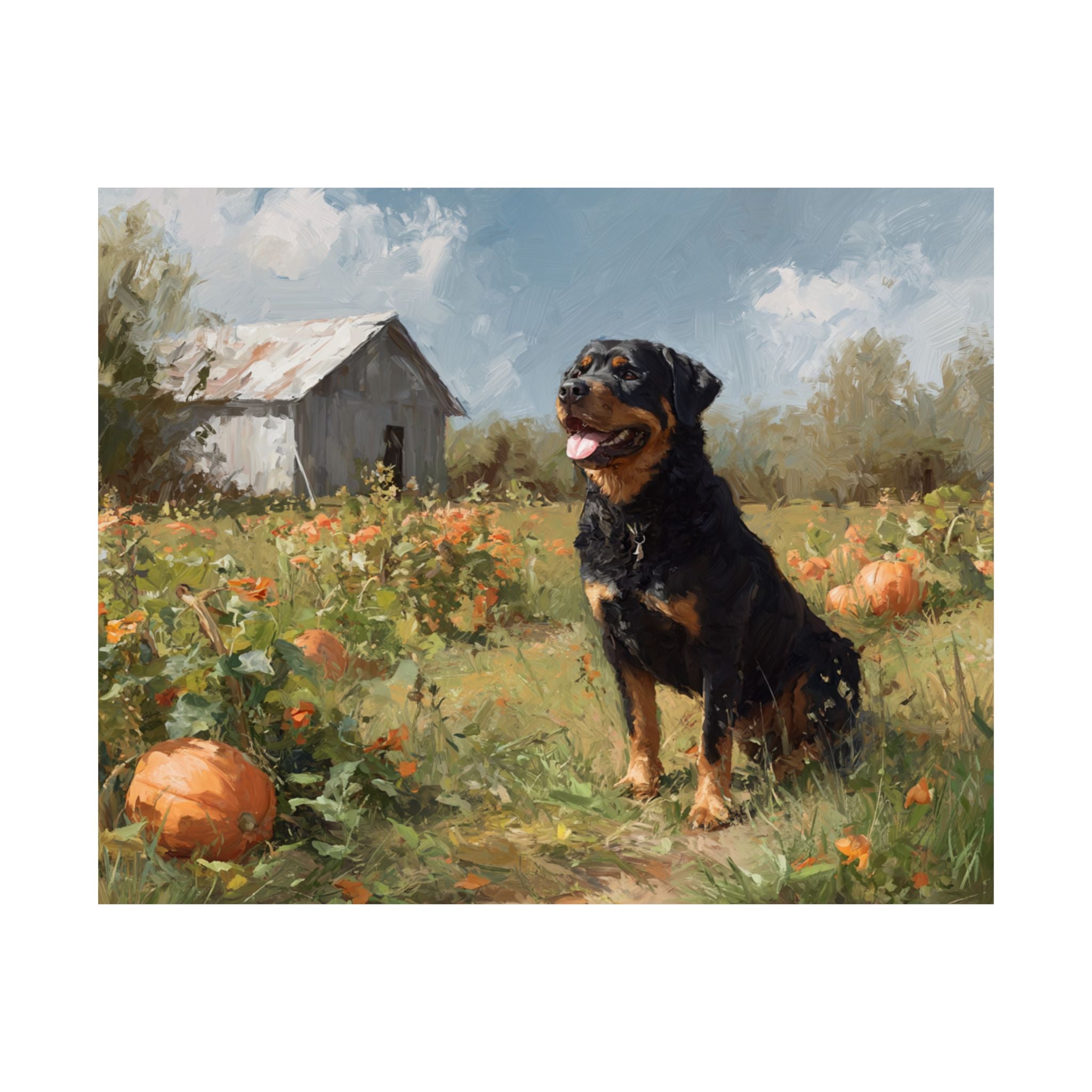 Rottweiler 1- Pumpkin Patch Collection