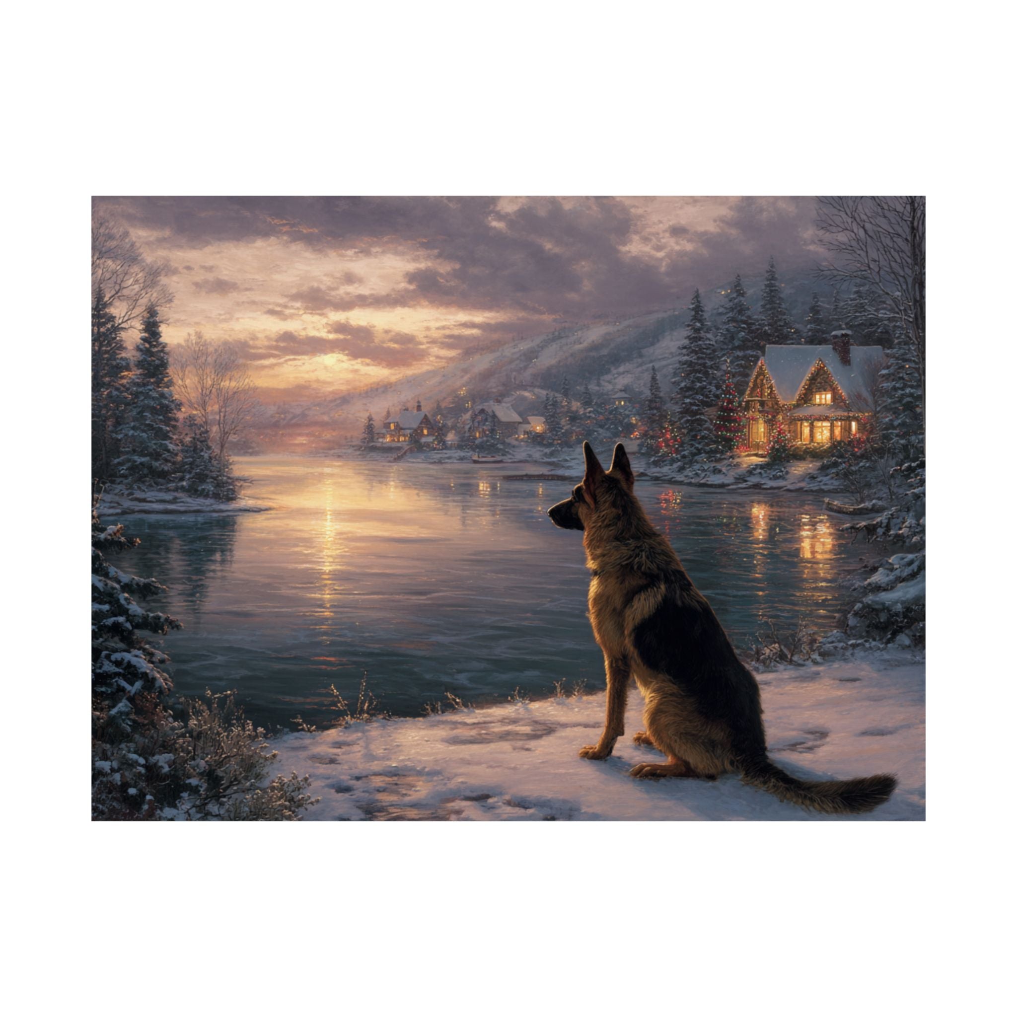 German Shepherd 2- Winter Whiskers Collection