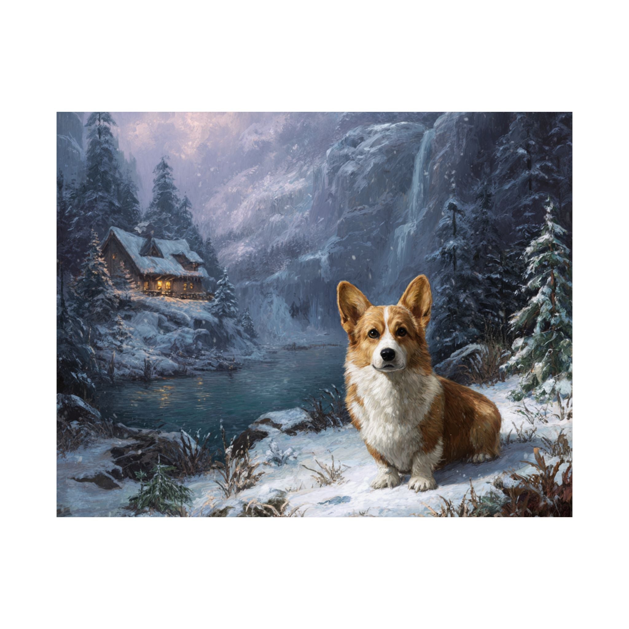 Welsh Corgi 5- Winter Whiskers Collection