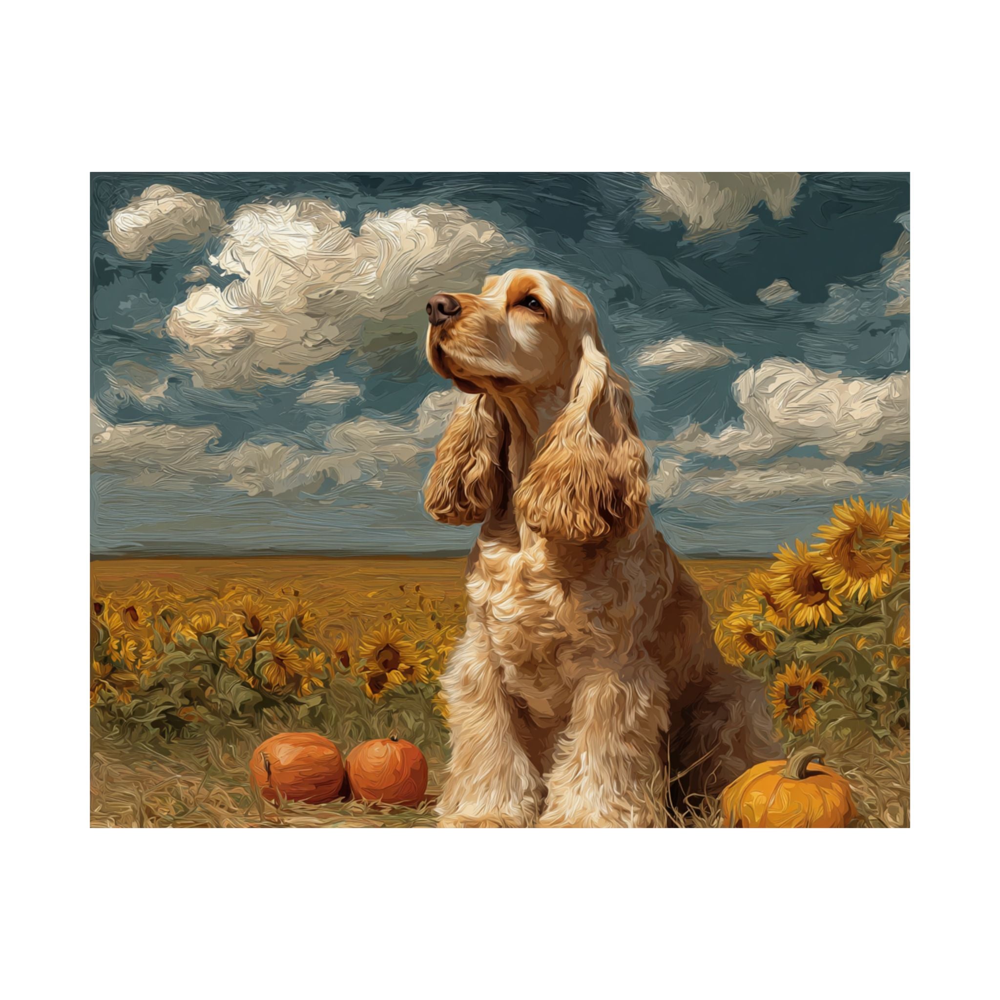 Cocker Spaniel 2- Sunflower Season Collection