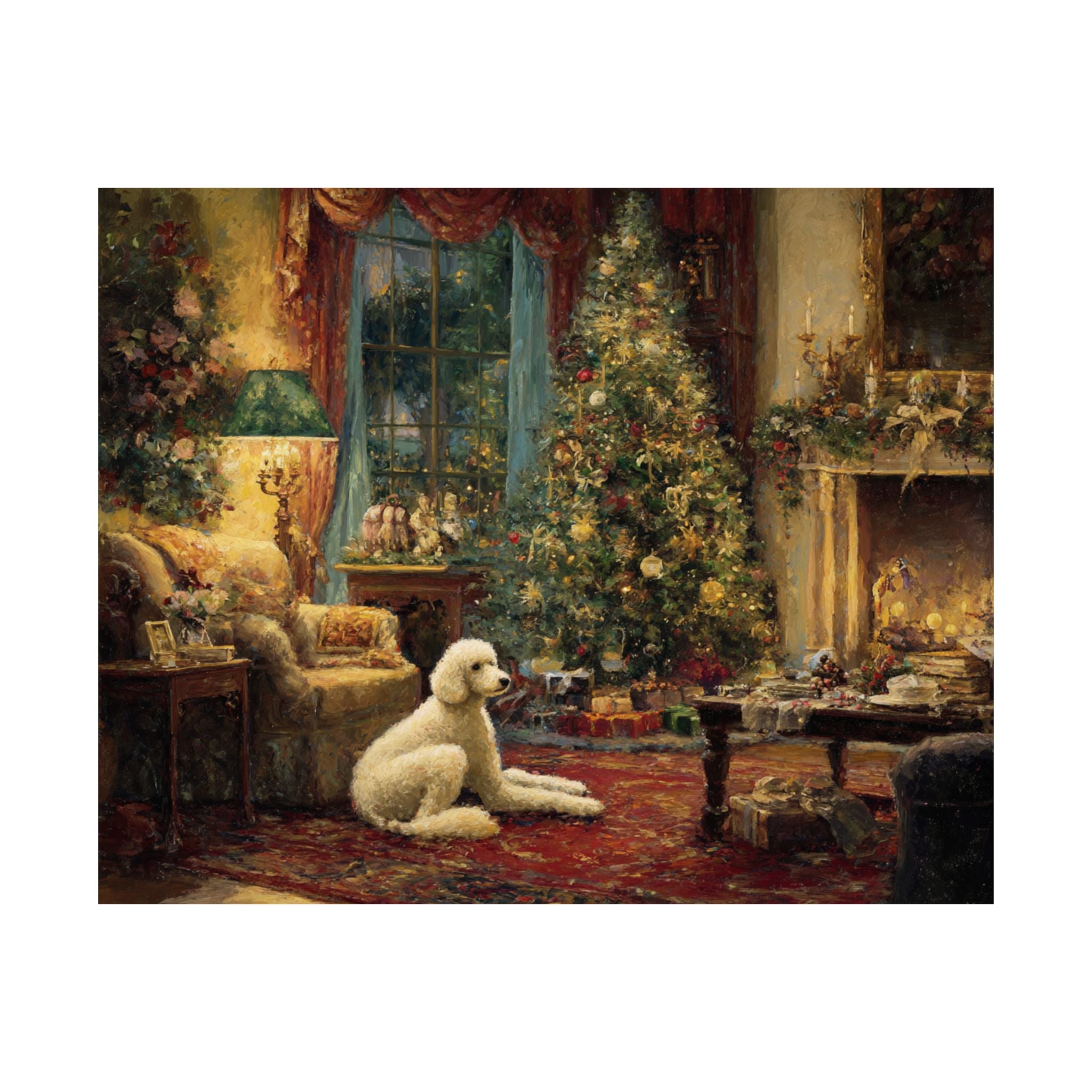 Poodle 2- Cozy Christmas Collection