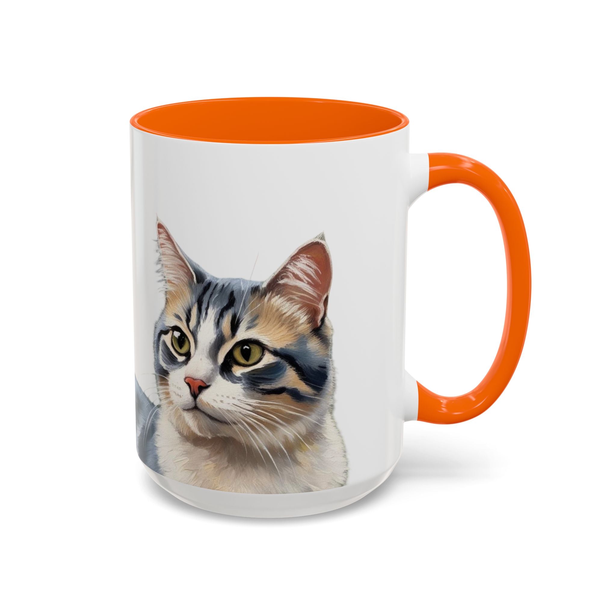 Calico Cat Accent Mug