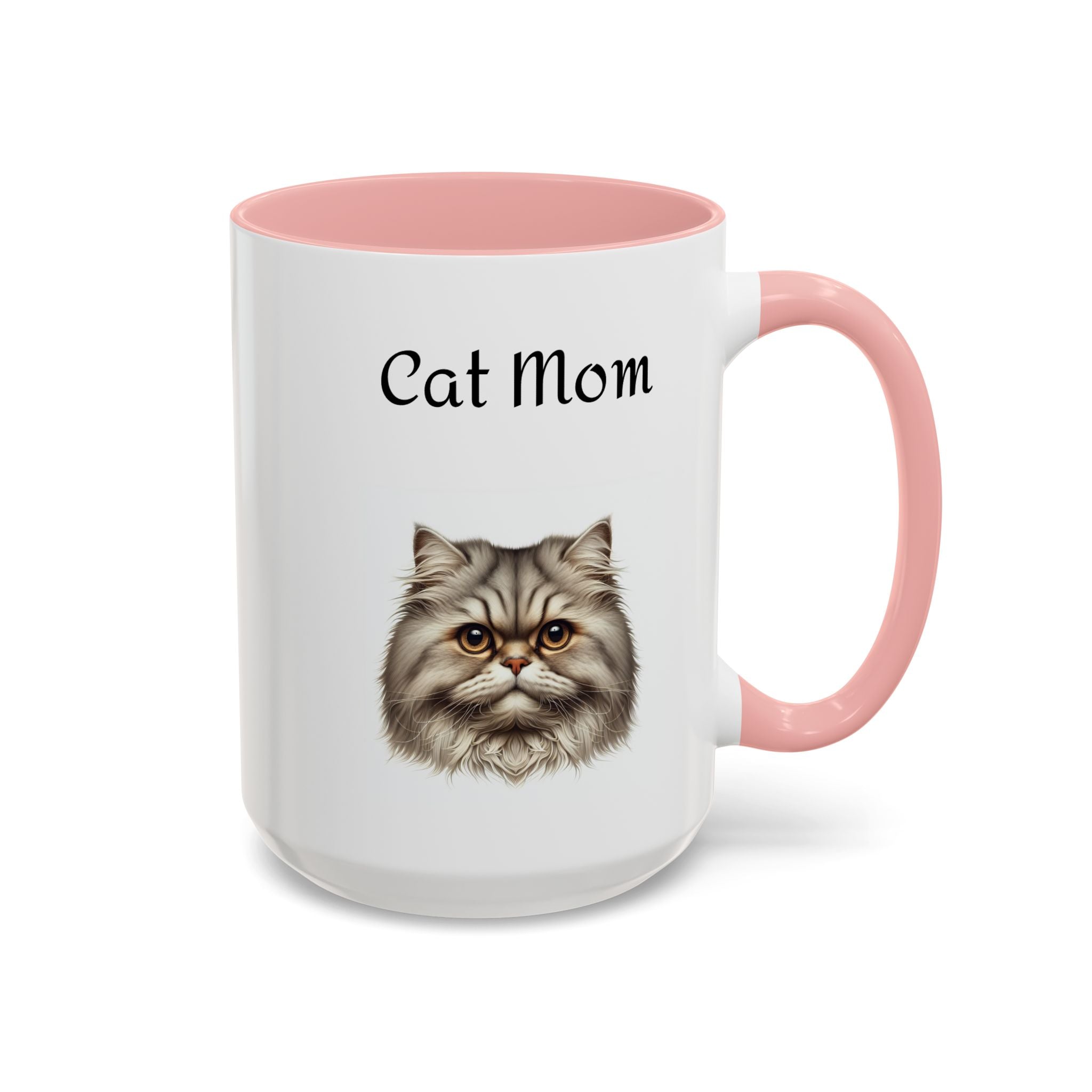 Cat Mom Accent Mug