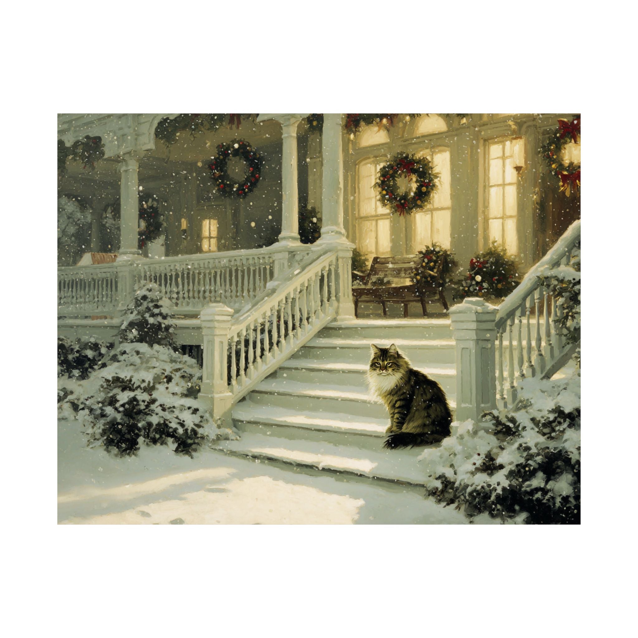 Main Coon Cat 1- Home for the Holidays Collection