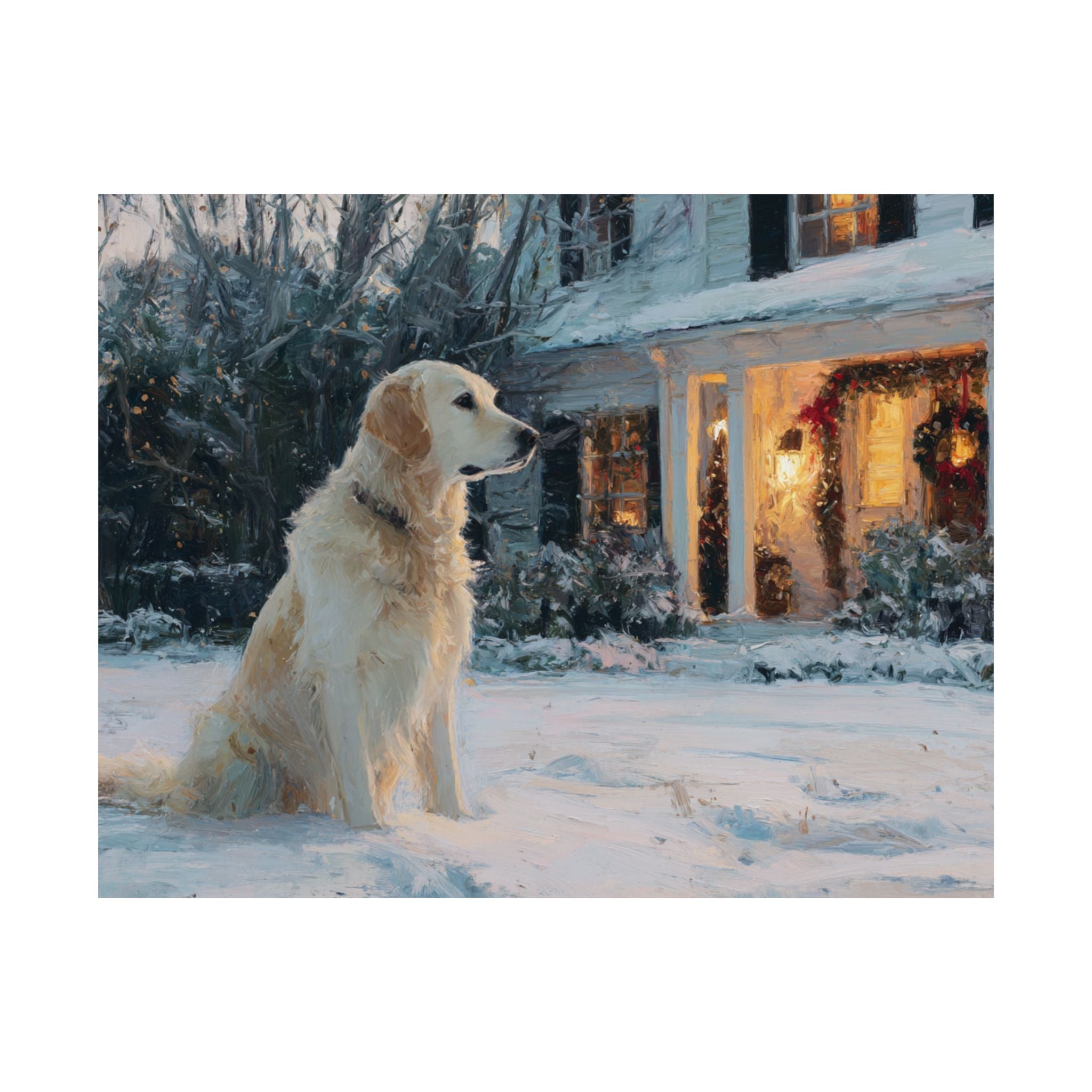 Golden Retriever 9- Home for the Holidays Collection