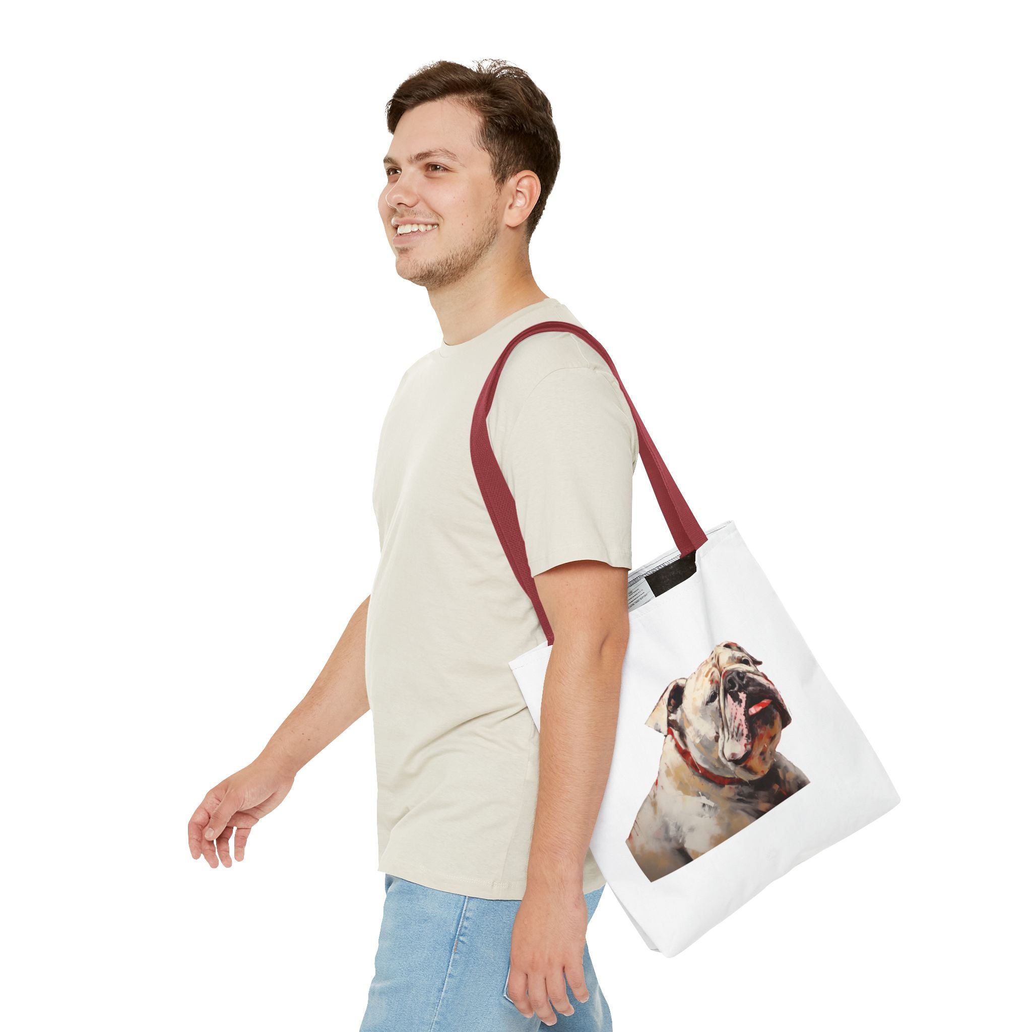 Bulldog Art Tote Bag