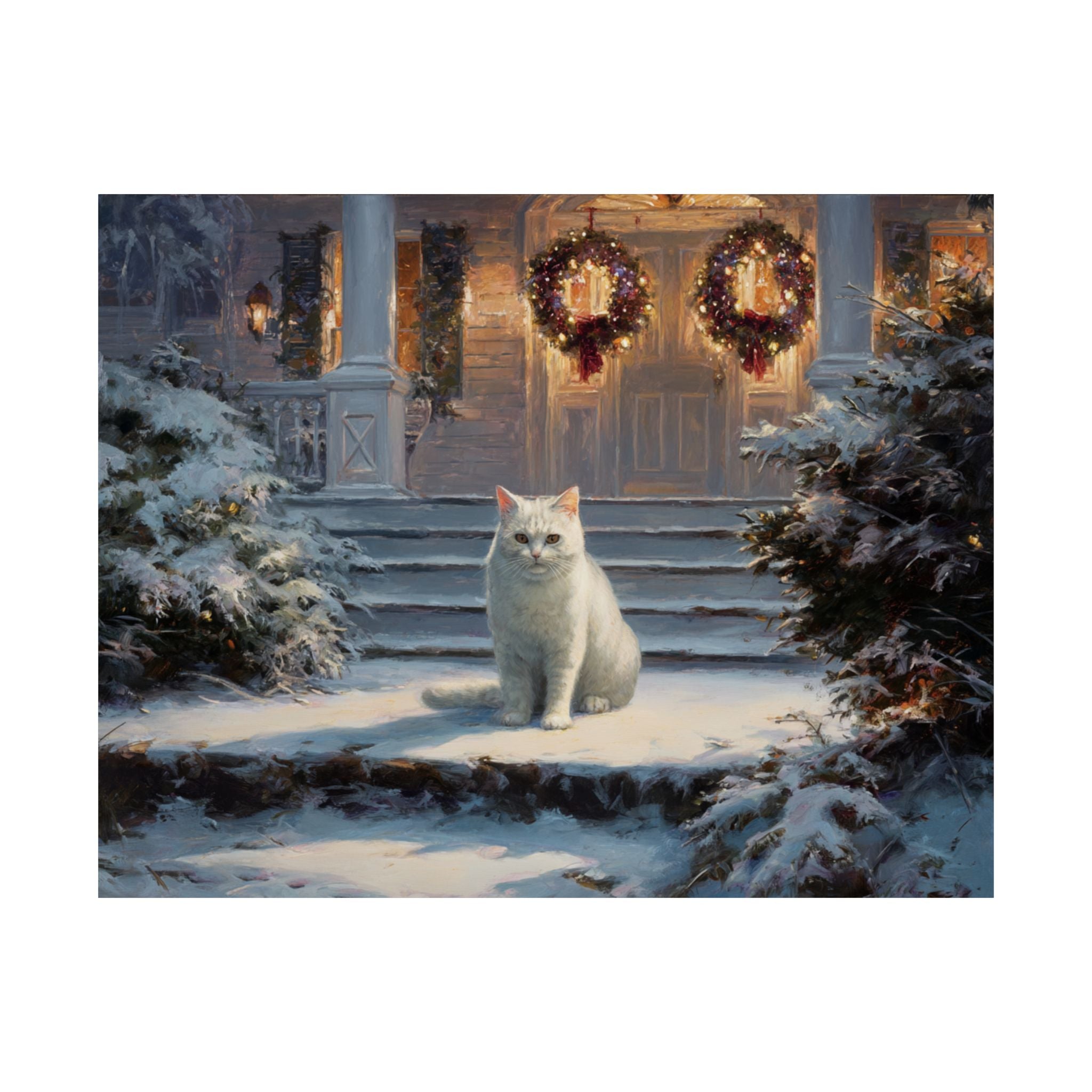 American Short Hair Cat 4- Home for the Holidays Collection